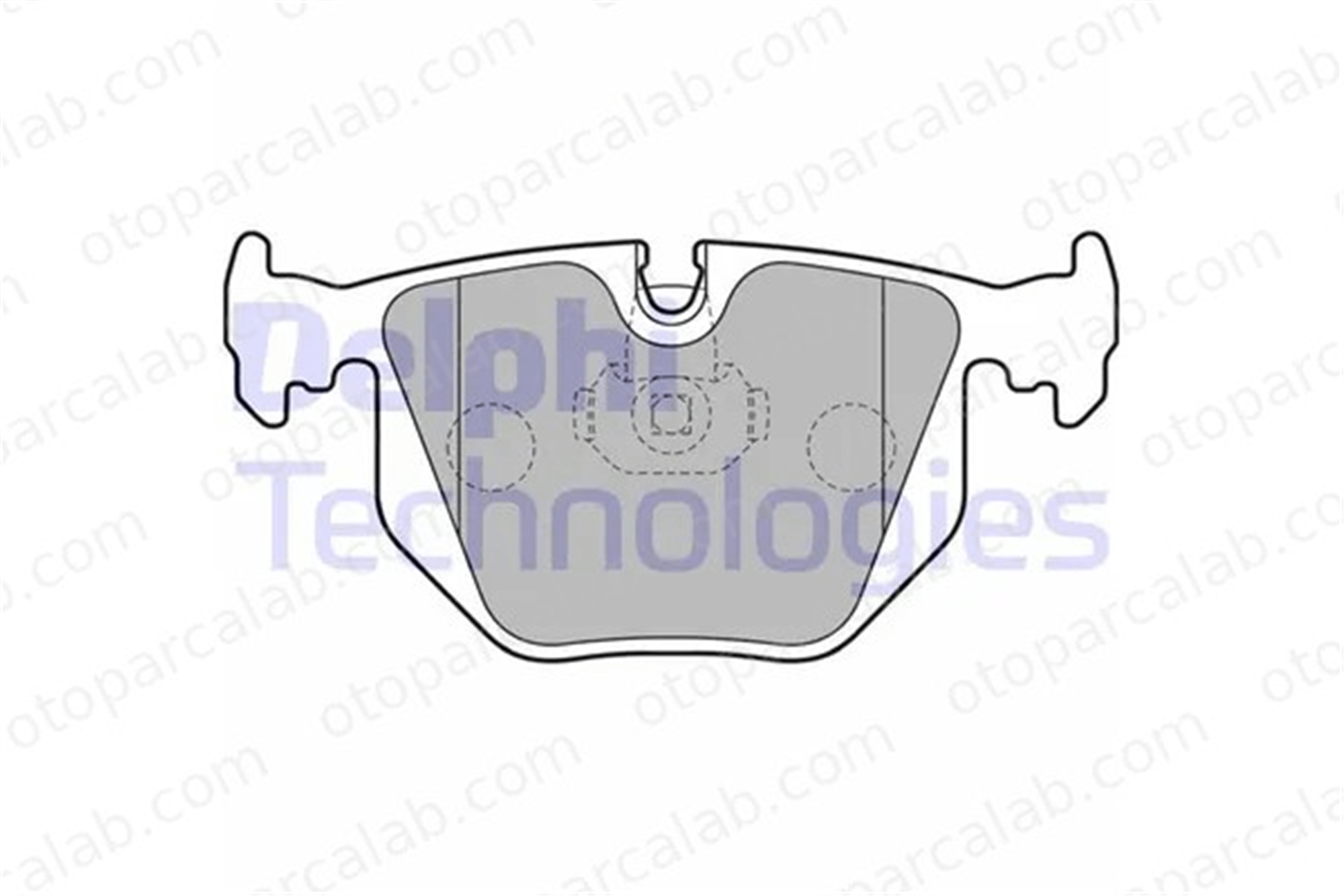 DELPHI LP1803 Fren Disk Balata Arka BMW X3 7 SFP000120 SFP500210