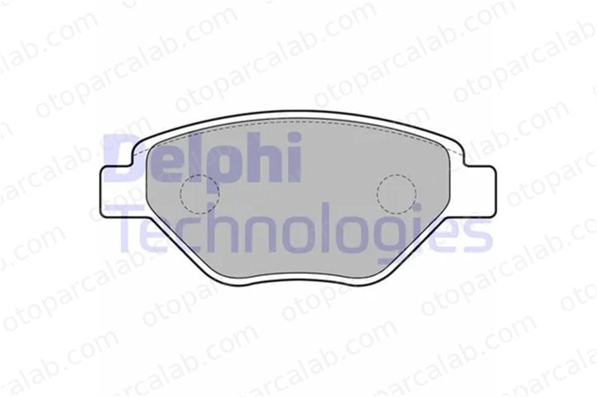 DELPHI LP1866 Fren Disk Balata Ön RENAULT MEGANE II MEGANE II Sedan 410609192R 7701207673