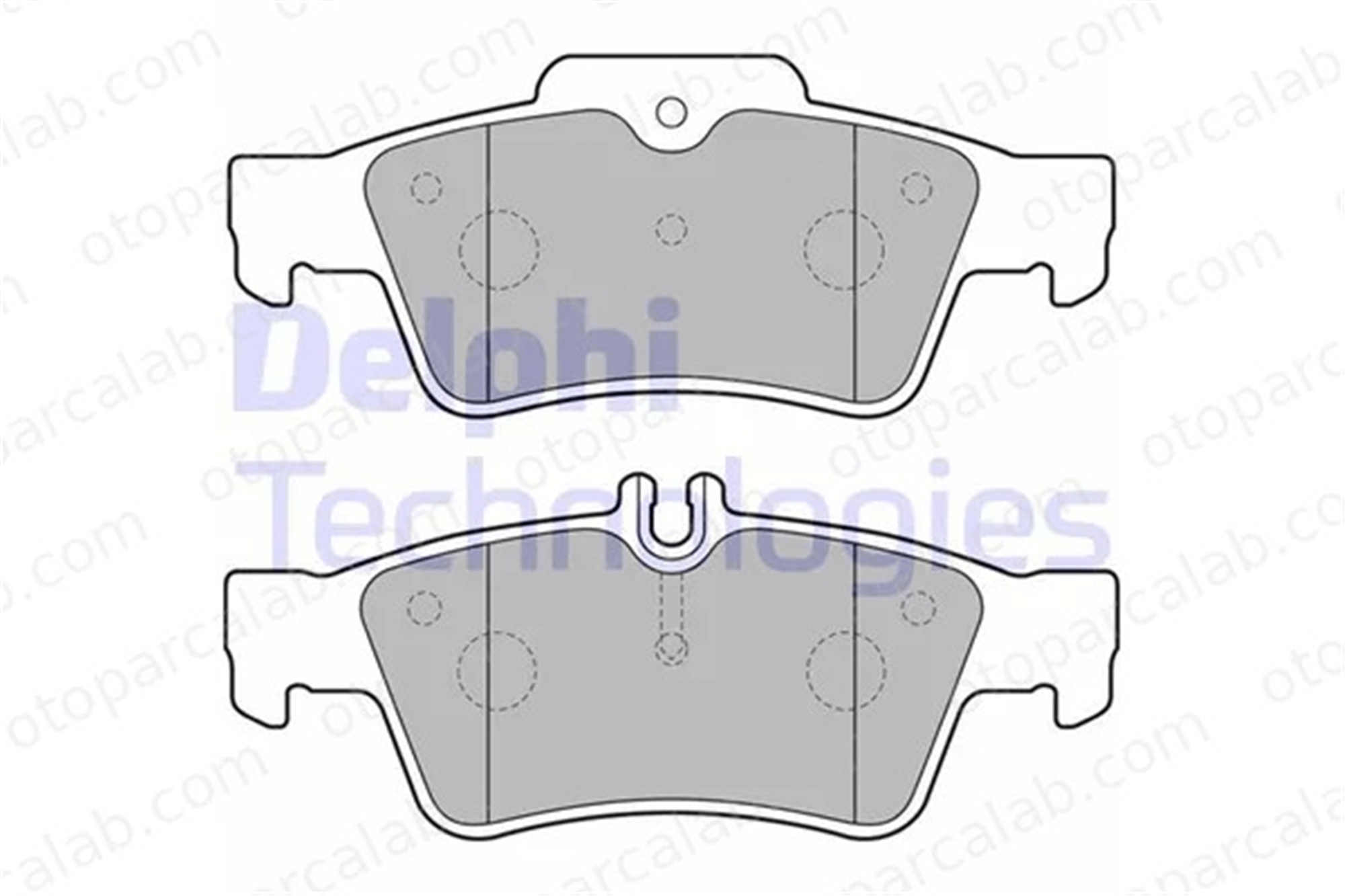 DELPHI LP1868 Fren Disk Balata Arka MERCEDES-BENZ E-SERISI E-SERISI T-Model A0054209320 A0044204420