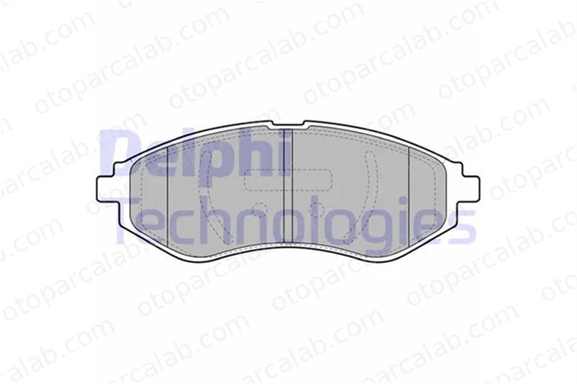 DELPHI LP1895 Fren Disk Balata Ön CHEVROLET AVEO / KALOS Hatchback AVEO / KALOS Sedan 96534653 PW892497