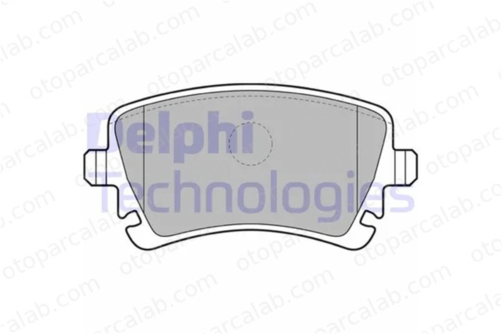 DELPHI LP1920 Fren Disk Balata Ön AUDI A6 C6 Avant VW TRANSPORTER T5 Platform şasi 4B3698451 4B3698451A