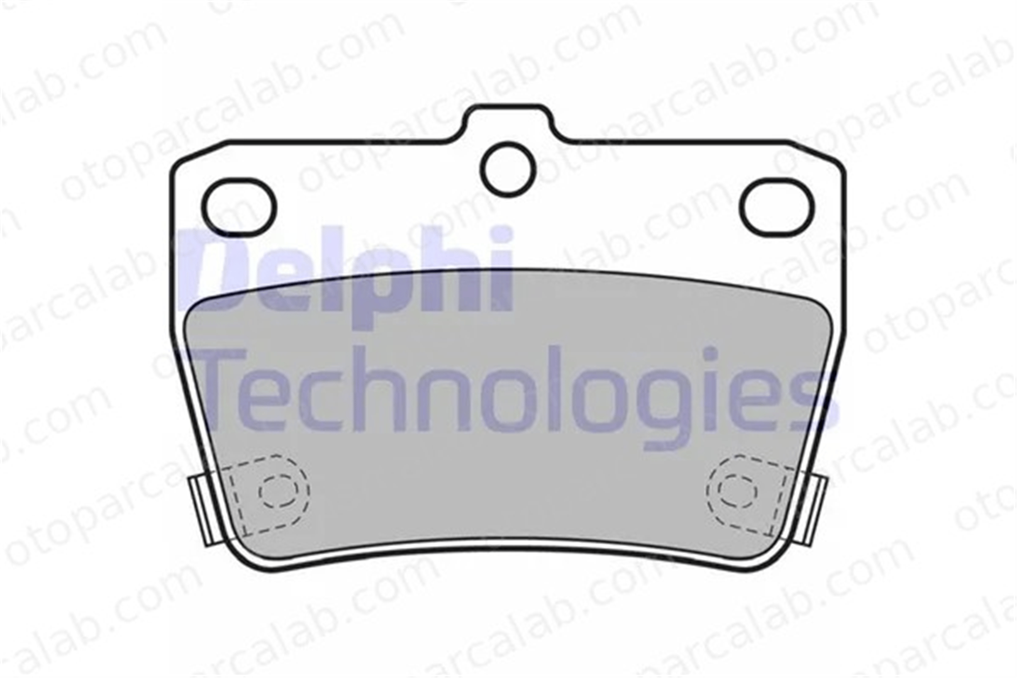 DELPHI LP1942 Fren Disk Balata Arka CHERY TIGGO TOYOTA RAV 4 II 583021GA00 T11BJ3501080
