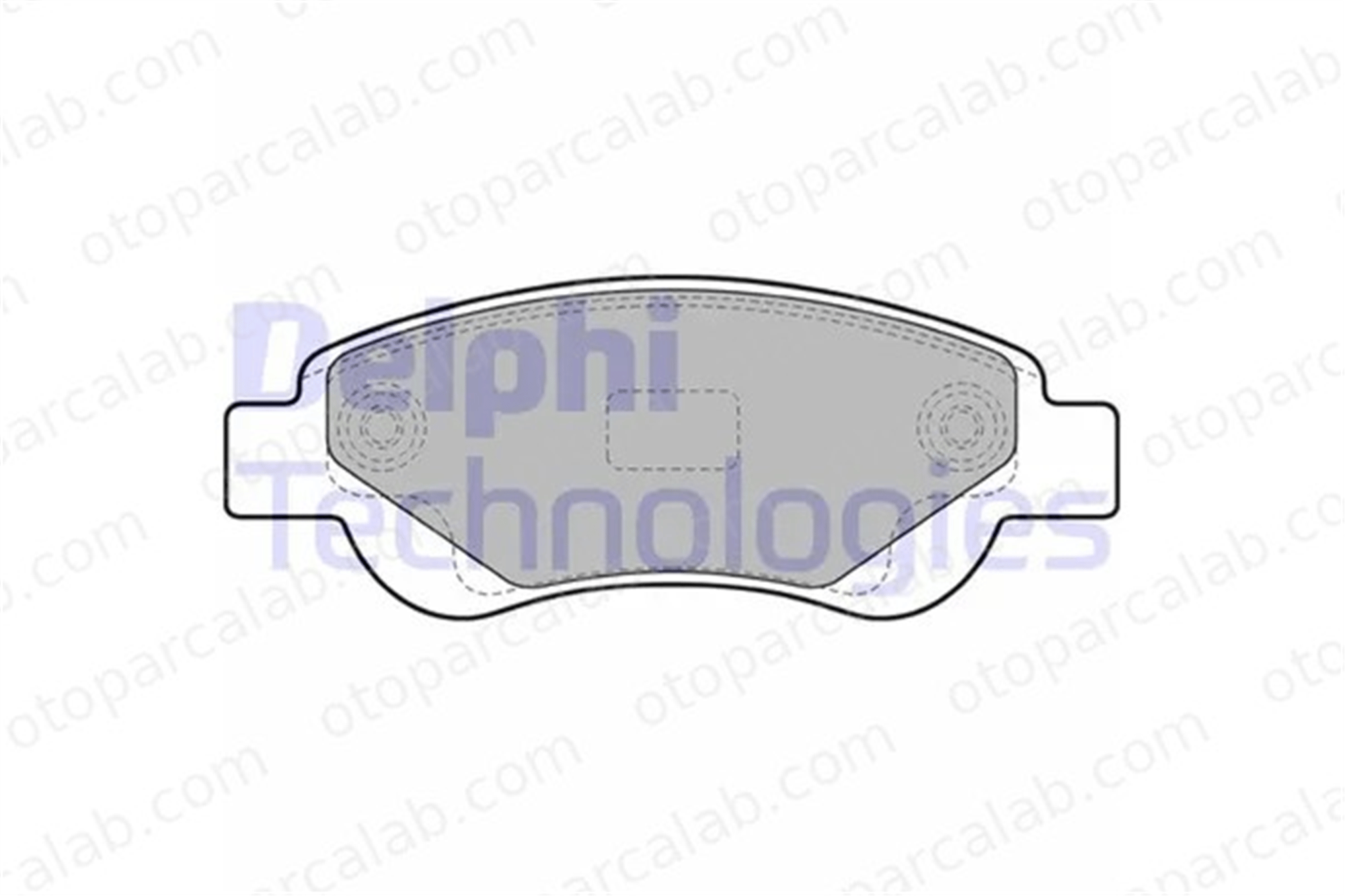DELPHI LP1949 Fren Disk Balata Ön TOYOTA AYGO CITROËN C1 II 425327 1611456980