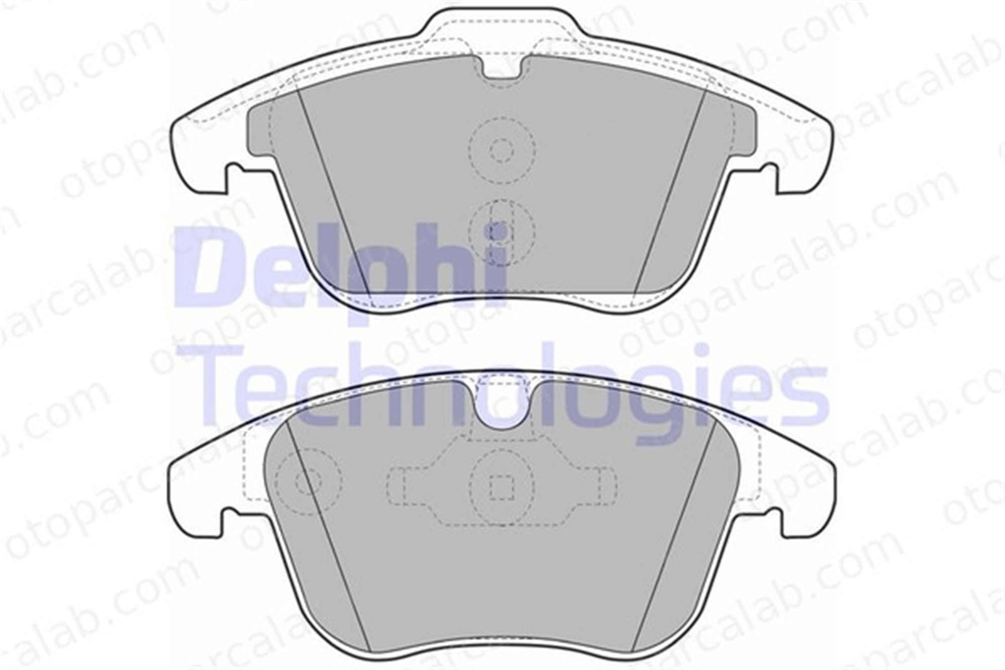 DELPHI LP1967 Fren Disk Balata Ön VOLVO V60 I S80 II ME6G9J2K021AB LR027309