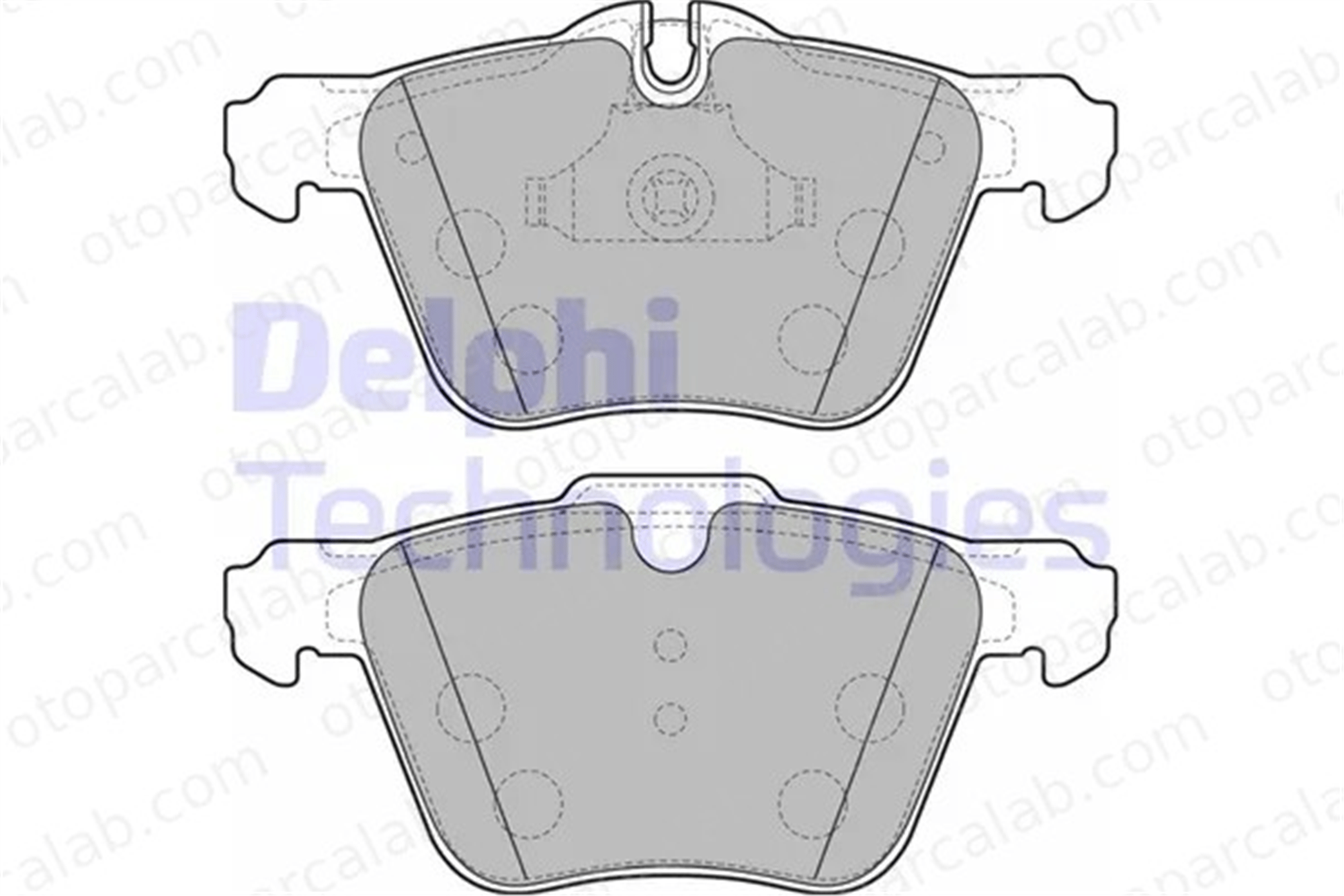 DELPHI LP2114 Fren Disk Balata Ön JAGUAR XJ XF I C2C27291 C2Z32076