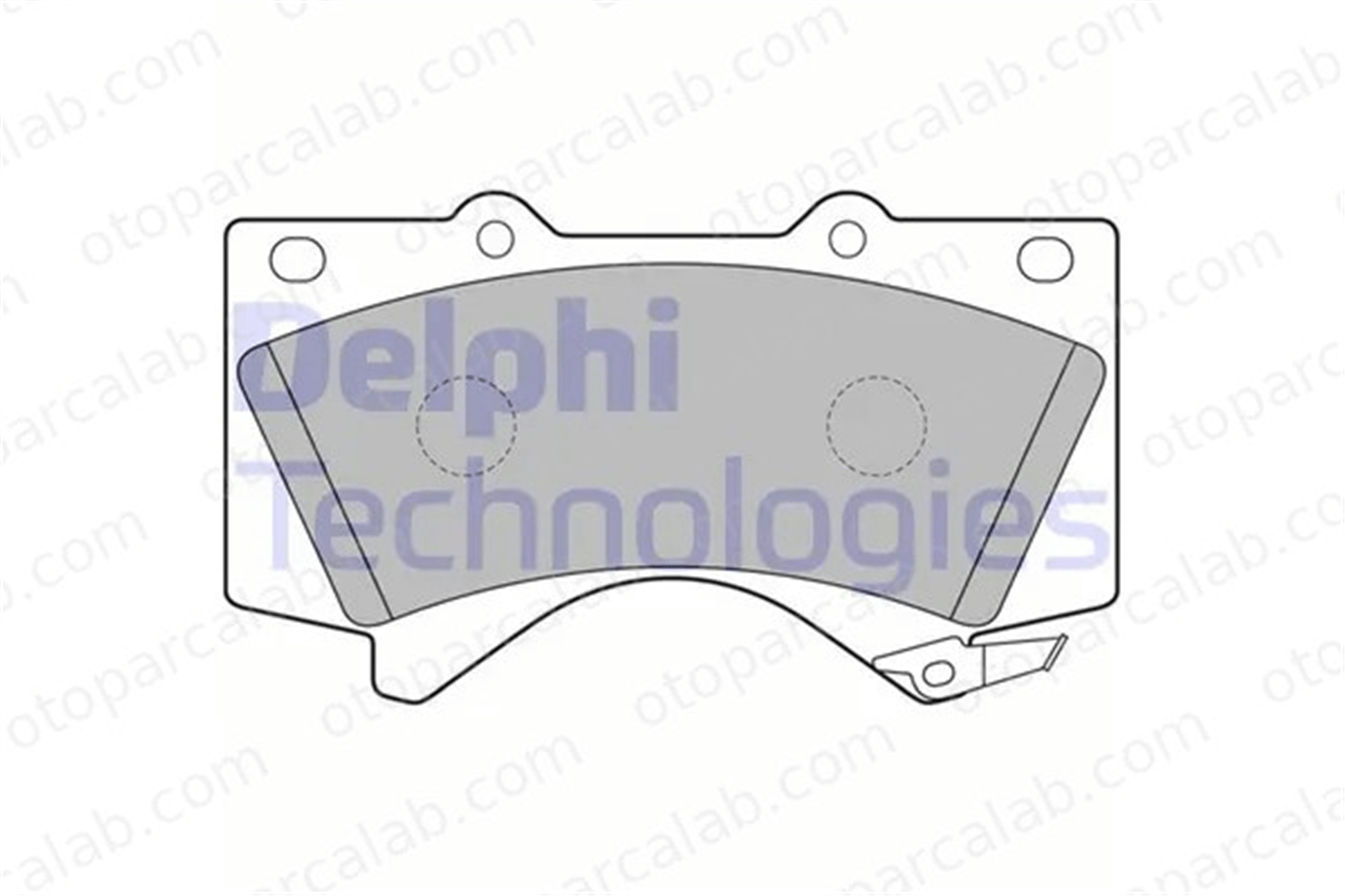 DELPHI LP2134 Fren Disk Balata Ön TOYOTA LAND CRUISER PRADO LAND CRUISER 200 446560280 04465-60280