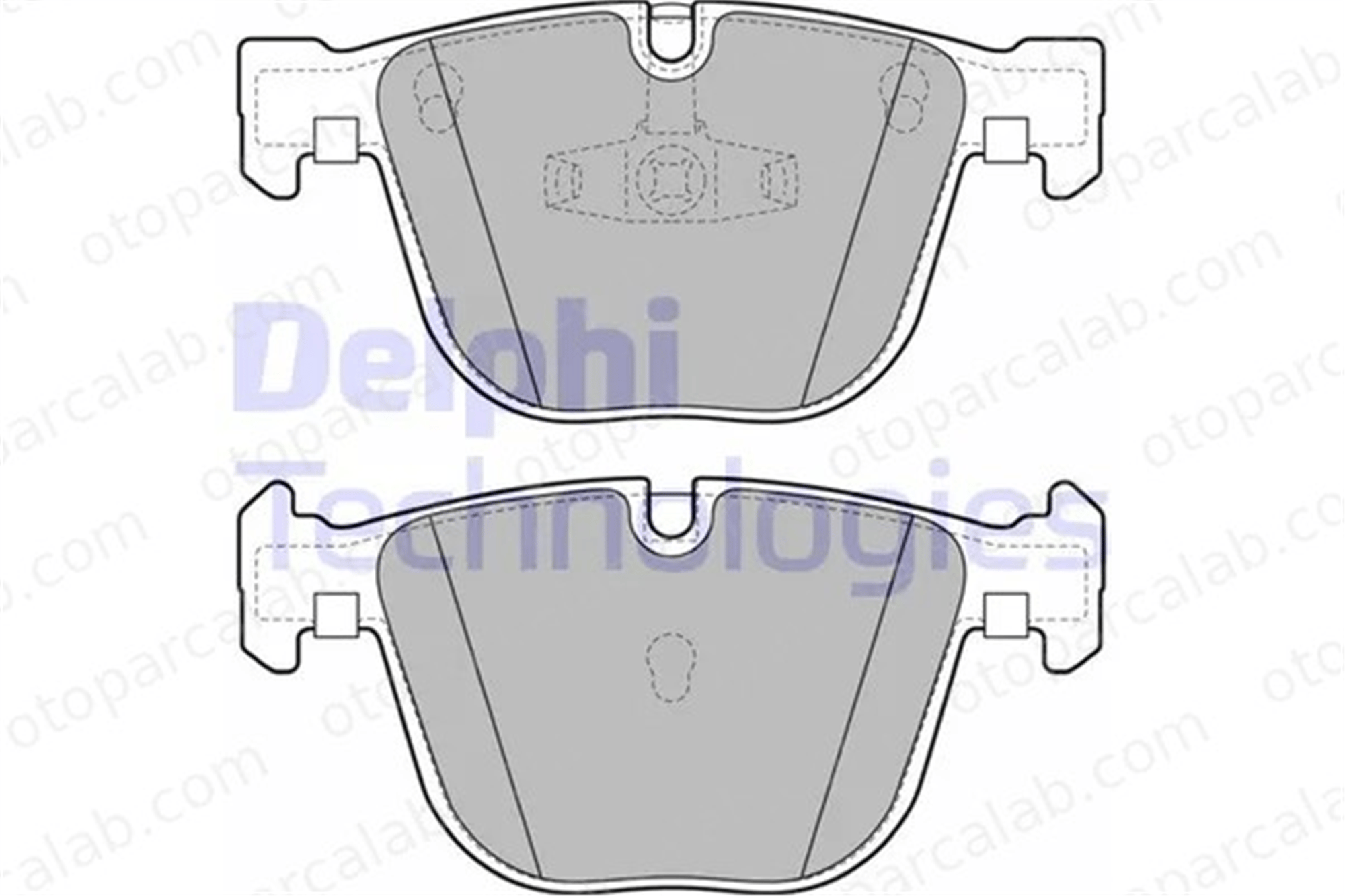 DELPHI LP2141 Fren Disk Balata Arka BMW 7 5 Gran Turismo 34216775342 34216790966