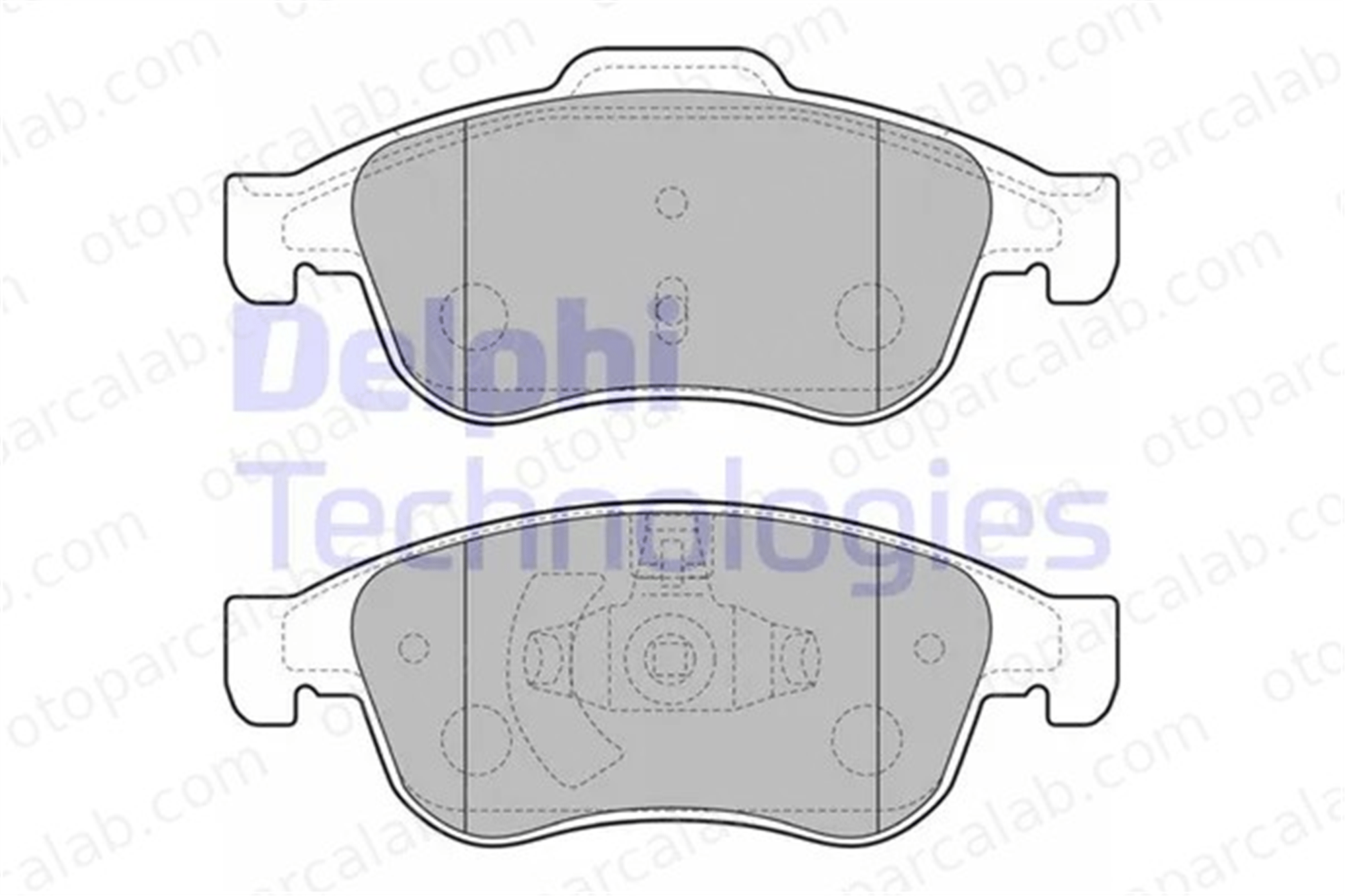 DELPHI LP2152 Fren Disk Balata Ön DACIA DUSTER RENAULT MEGANE III Hatchback 410600379R 410601306R