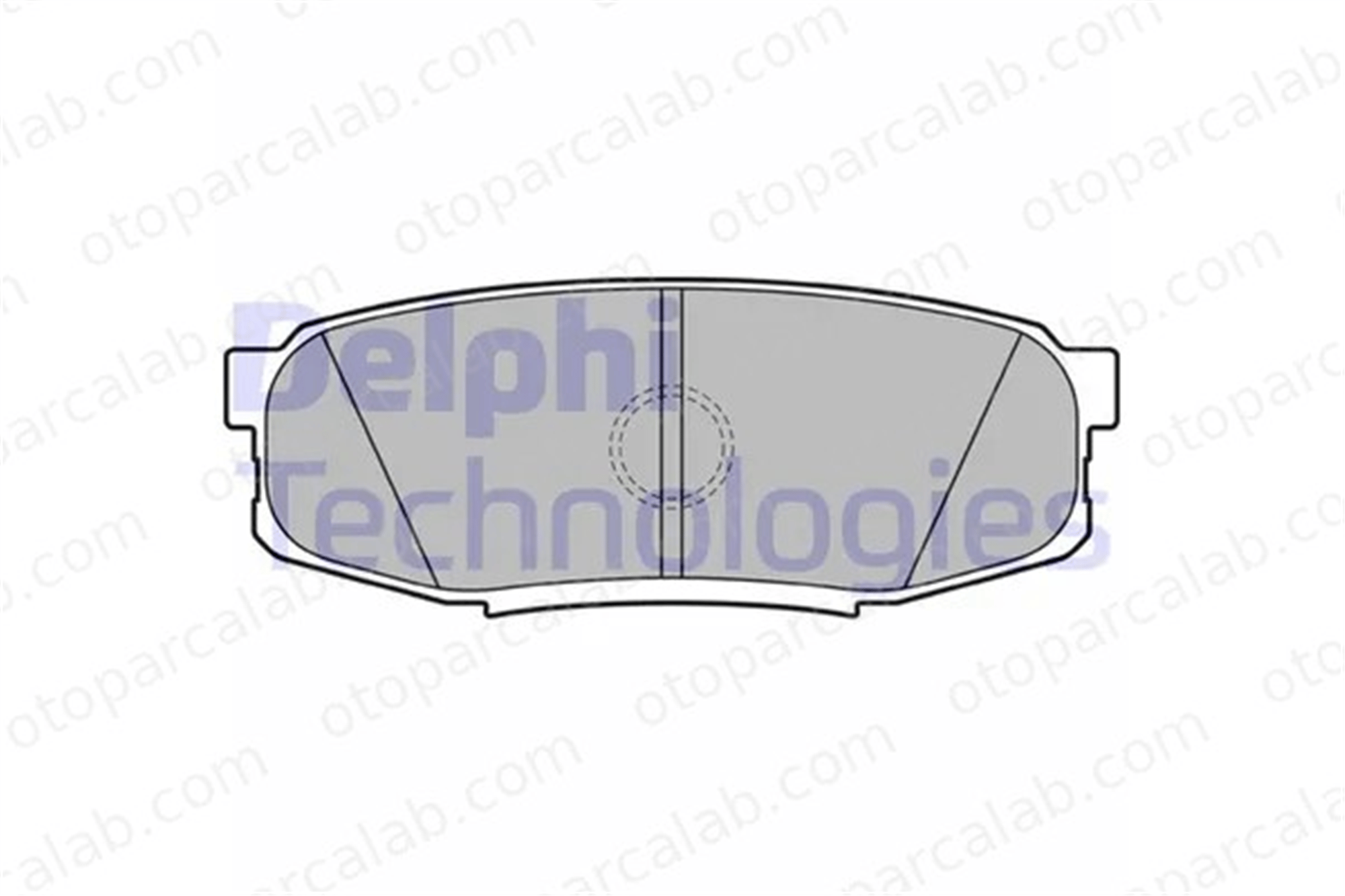 DELPHI LP2154 Fren Disk Balata Arka TOYOTA LAND CRUISER 200 TUNDRA Pick-up 44660C010 04466-0C010
