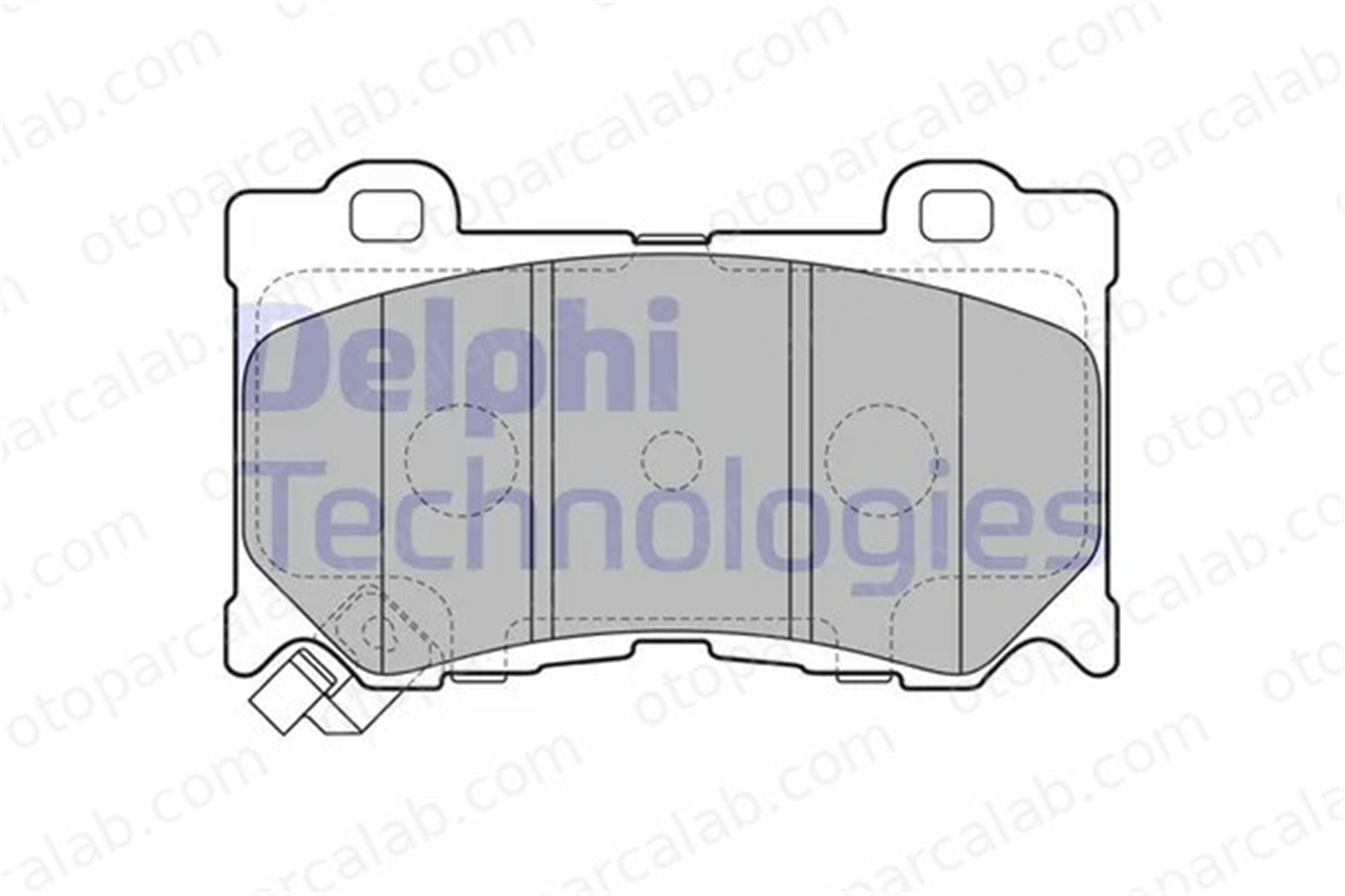 DELPHI LP2156 Fren Disk Balata Ön INFINITI FX Q50 D10601TG1C D1060JL00A