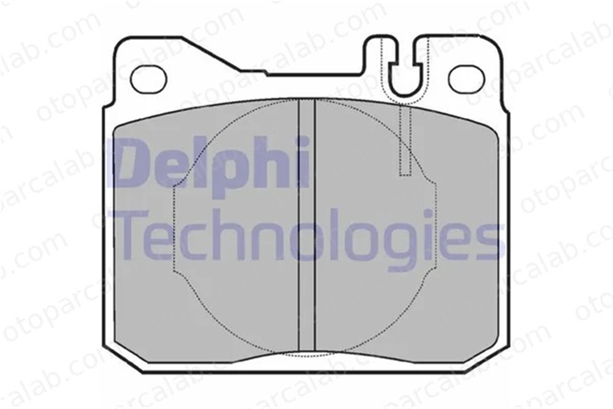 DELPHI LP221 Fren Disk Balata Ön MERCEDES-BENZ S-SERISI 123 Sedan A0014209920 4205920