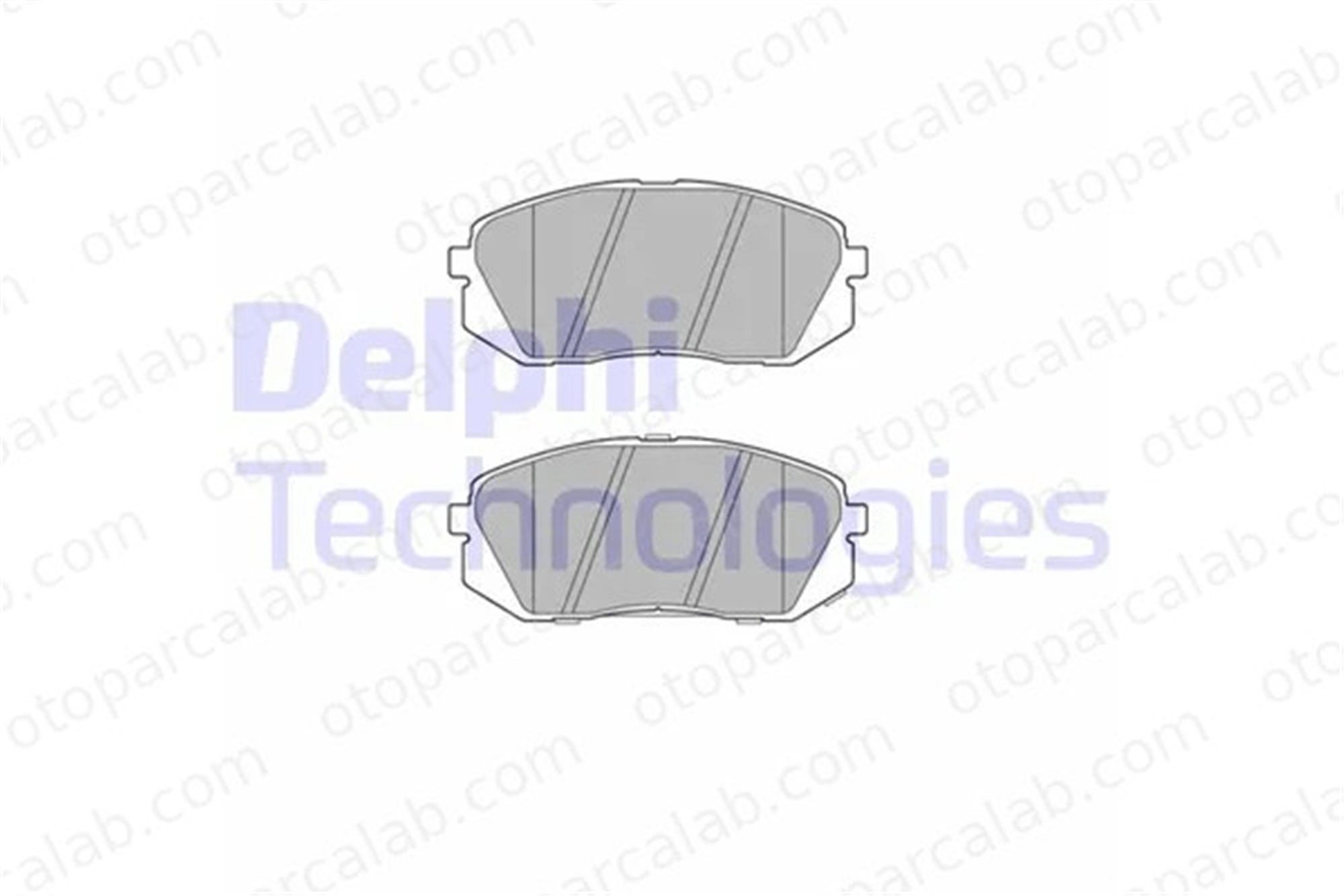 DELPHI LP2294 Fren Disk Balata Ön HYUNDAI KONA KIA XCEED 58101D7A10 58101D7A00