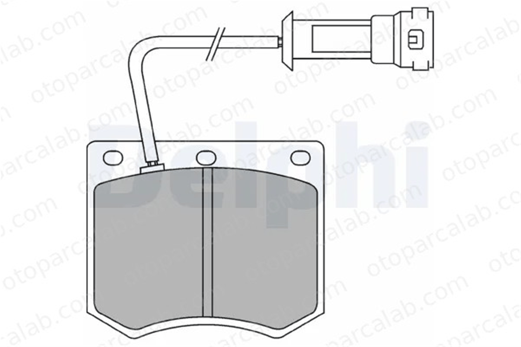 DELPHI LP241 Fren Disk Balata Ön FORD TAUNUS GRANADA Turnier 1565491 1591096