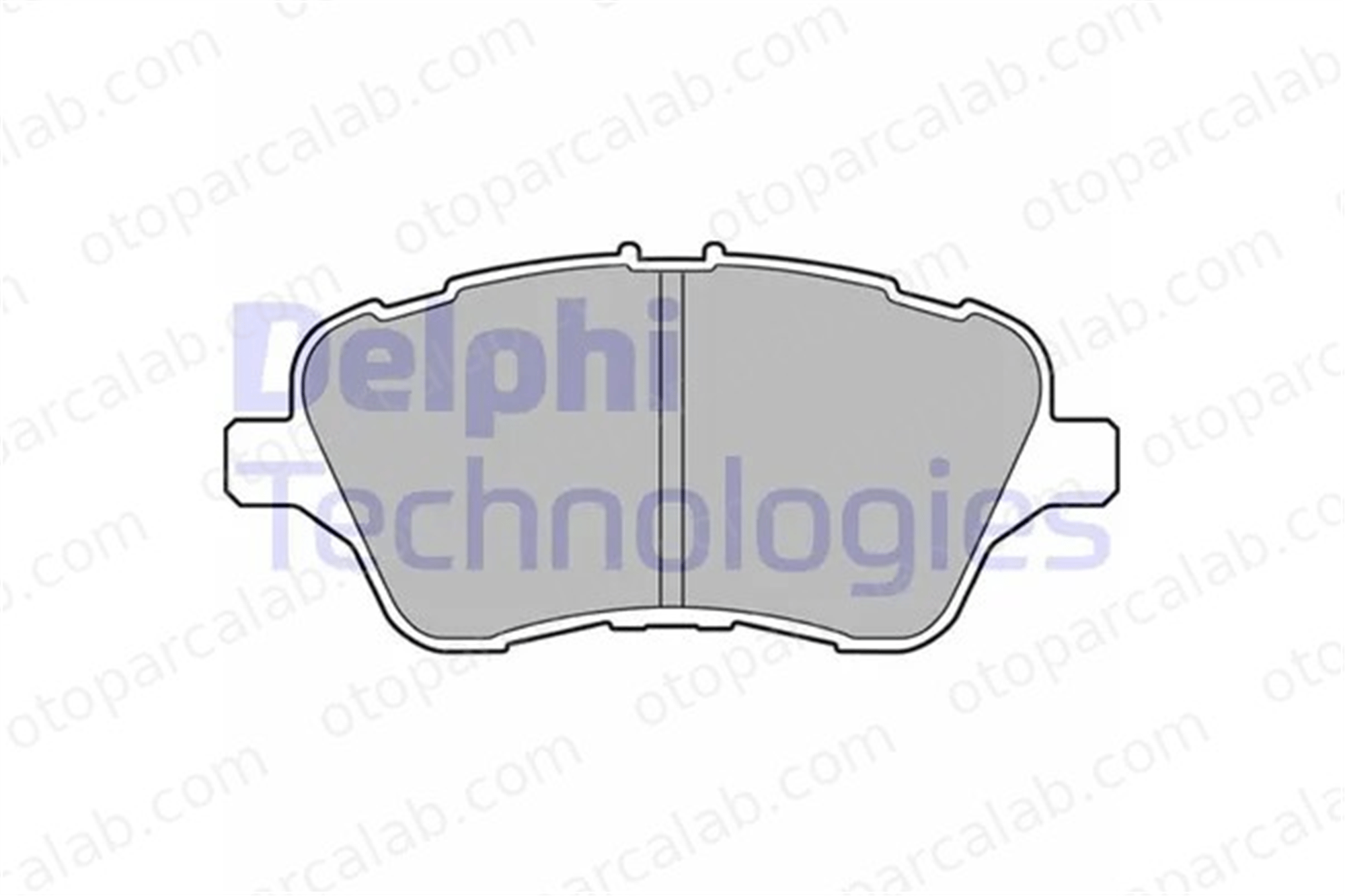 DELPHI LP2474 Fren Disk Balata Ön FORD FIESTA VI B-MAX AY112K021CA 1860476