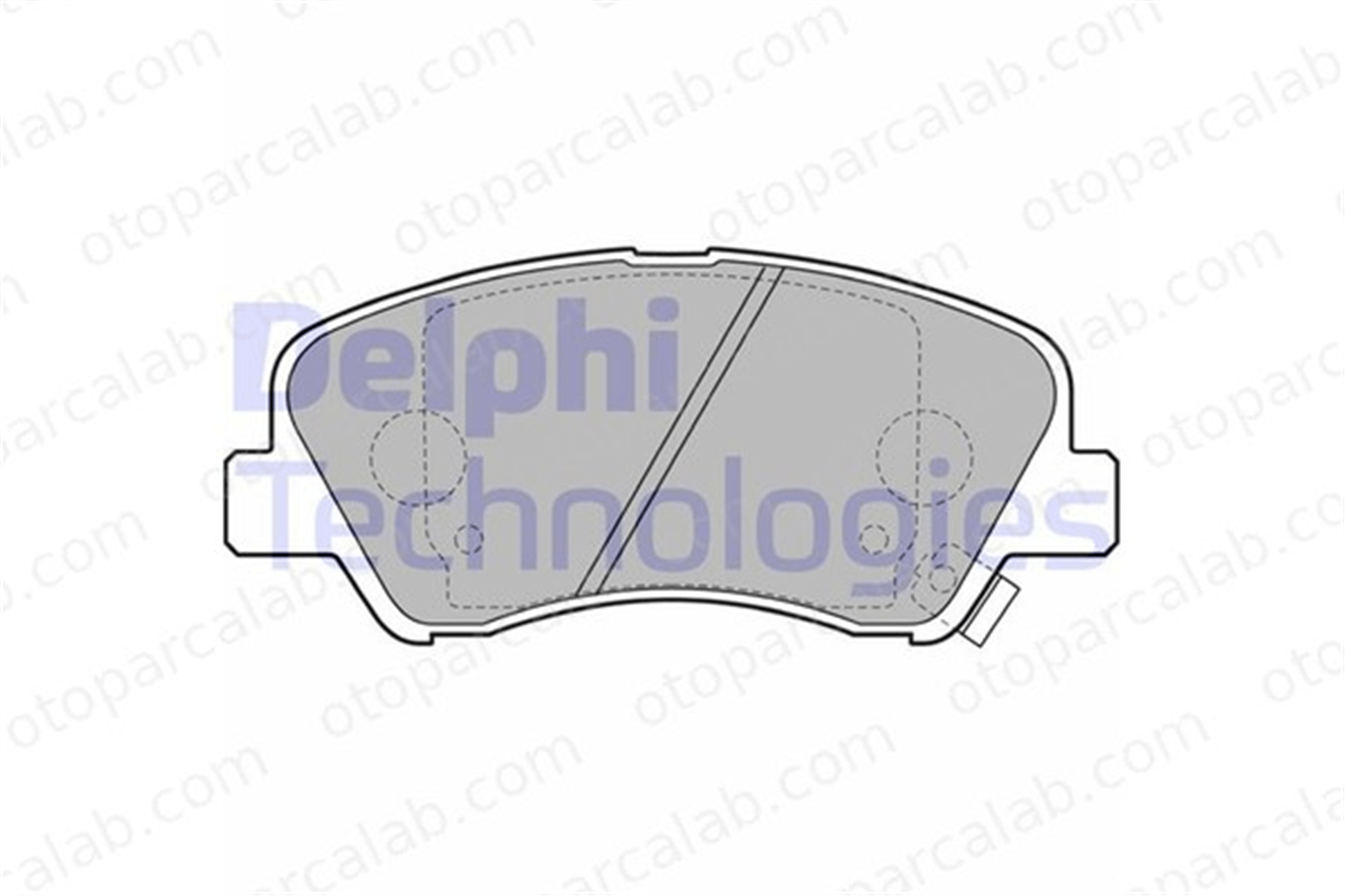 DELPHI LP2497 Fren Disk Balata Ön HYUNDAI i20 II ACCENT IV Sedan 581014LA00 1064001724