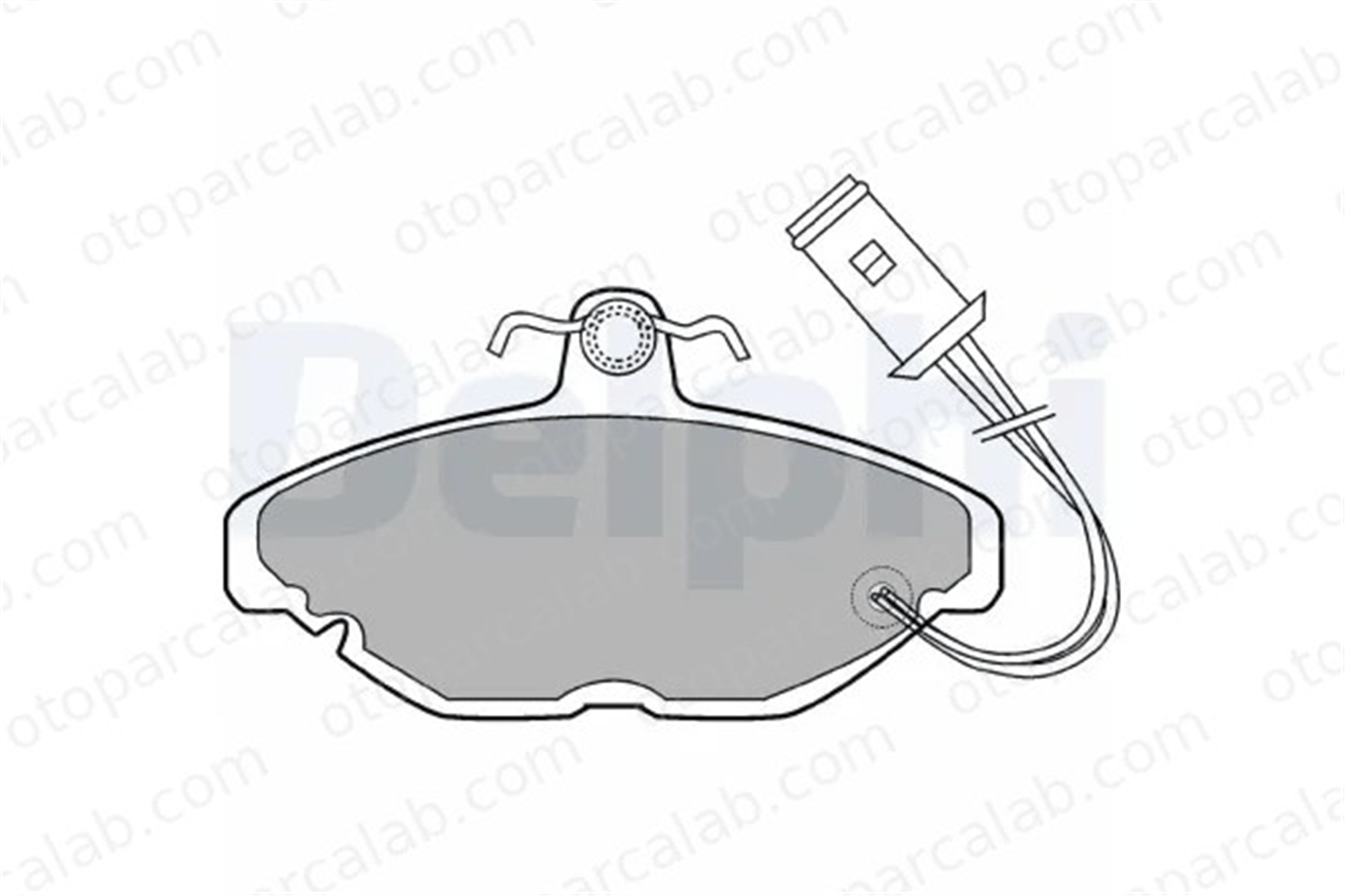 DELPHI LP254 Fren Disk Balata Ön AUSTIN MAESTRO Fastback MONTEGO BHM7237 GBP276