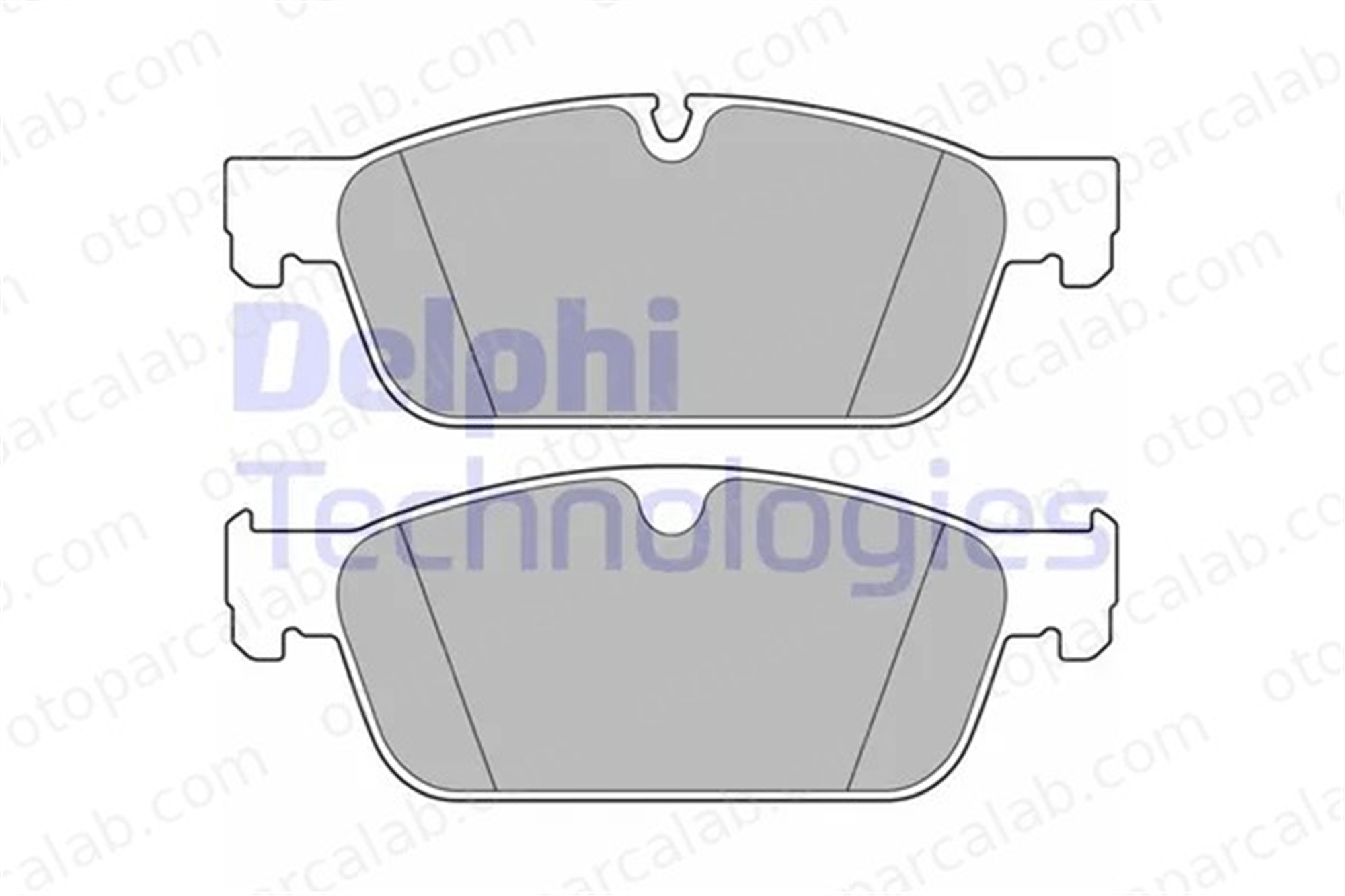 DELPHI LP2705 Fren Disk Balata Ön MERCEDES-BENZ GLE M-SERISI 64203620 4200405