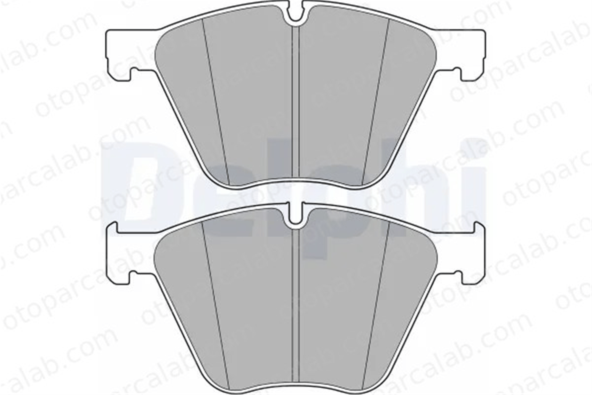 DELPHI LP2707 Fren Disk Balata Ön BMW 7 34114071908 34116799864