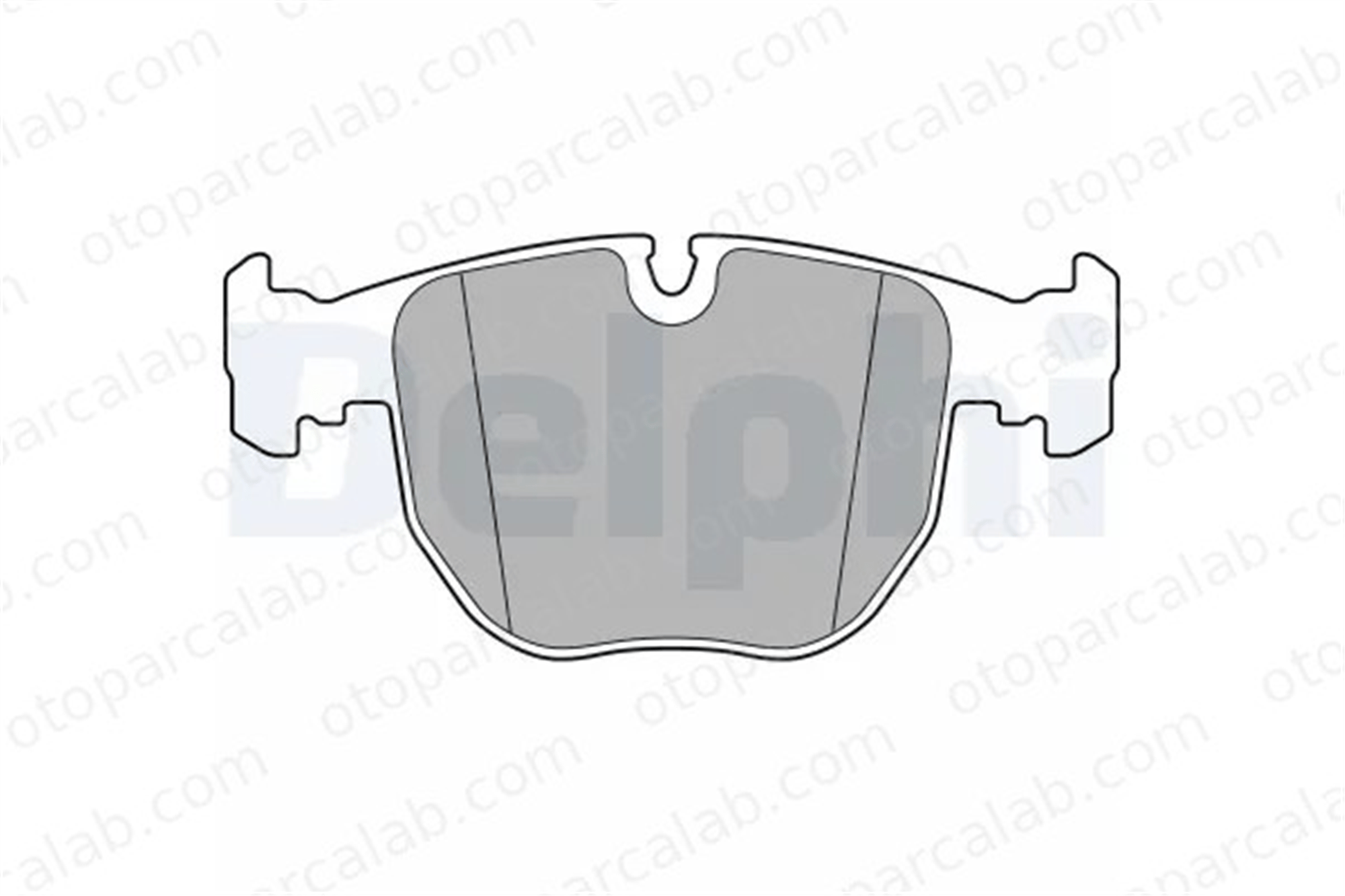 DELPHI LP2708 Fren Disk Balata Arka BMW 7 34216785234 34216799797AK:RK:MK: