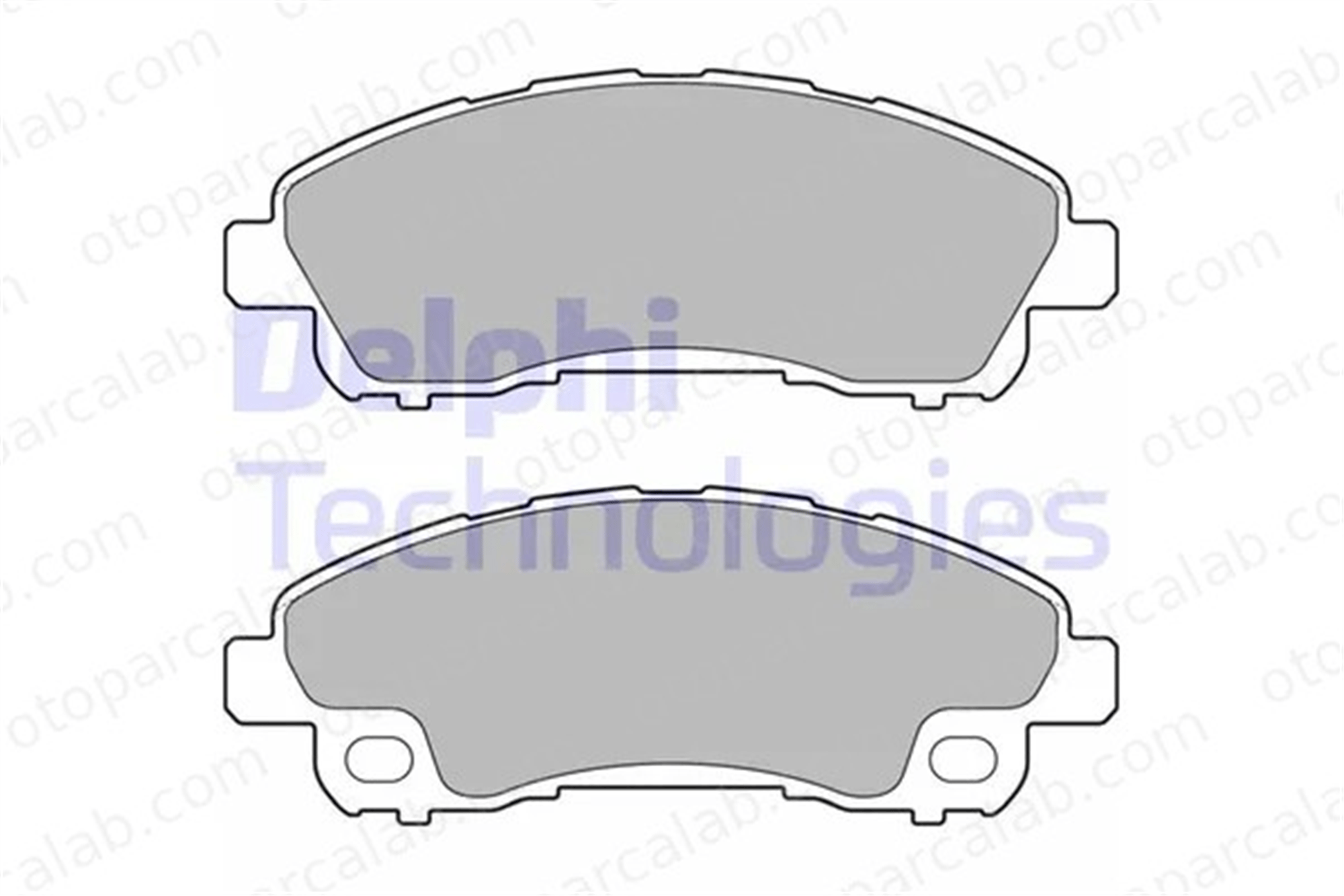 DELPHI LP2716 Fren Disk Balata Ön veya Arka ALFA ROMEO MITO FIAT BRAVO II MK530582 MK585535