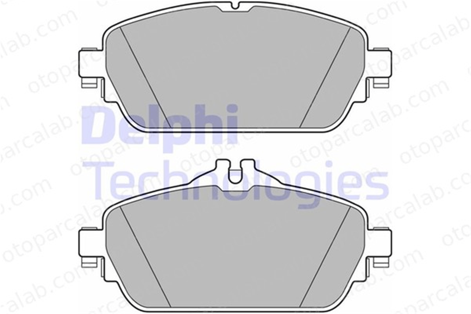 DELPHI LP2764 Fren Disk Balata Ön MERCEDES-BENZ C-SERISI C-SERISI T-Model A0004208700 A0004204500