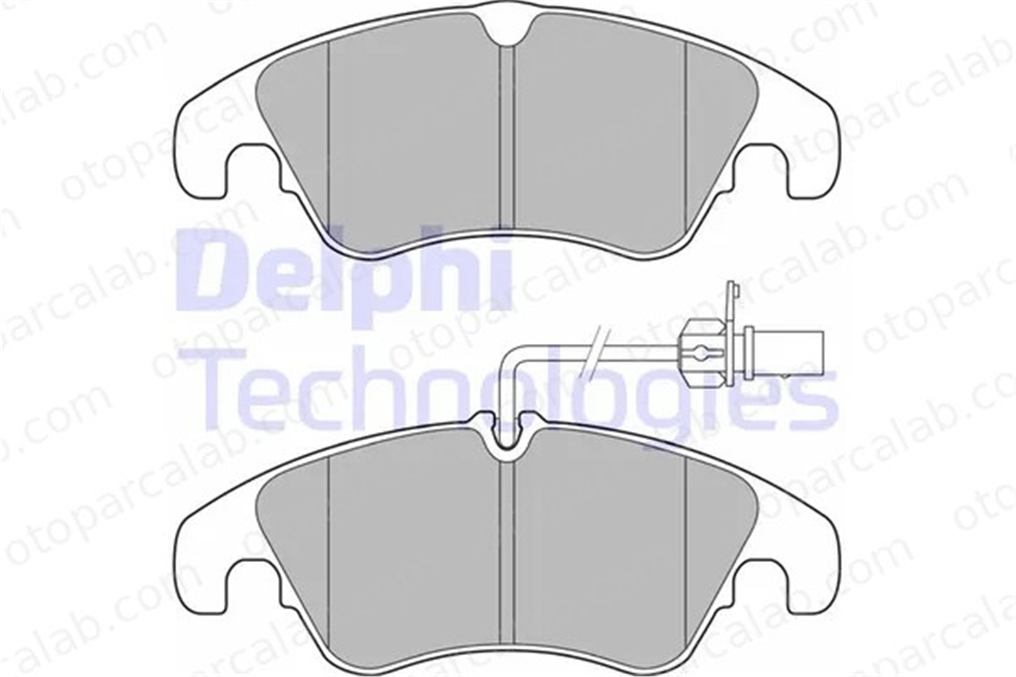 DELPHI LP3152 Fren Disk Balata Ön AUDI A6 C7 A6 C7 Avant 4G0698151 4G0698151AA