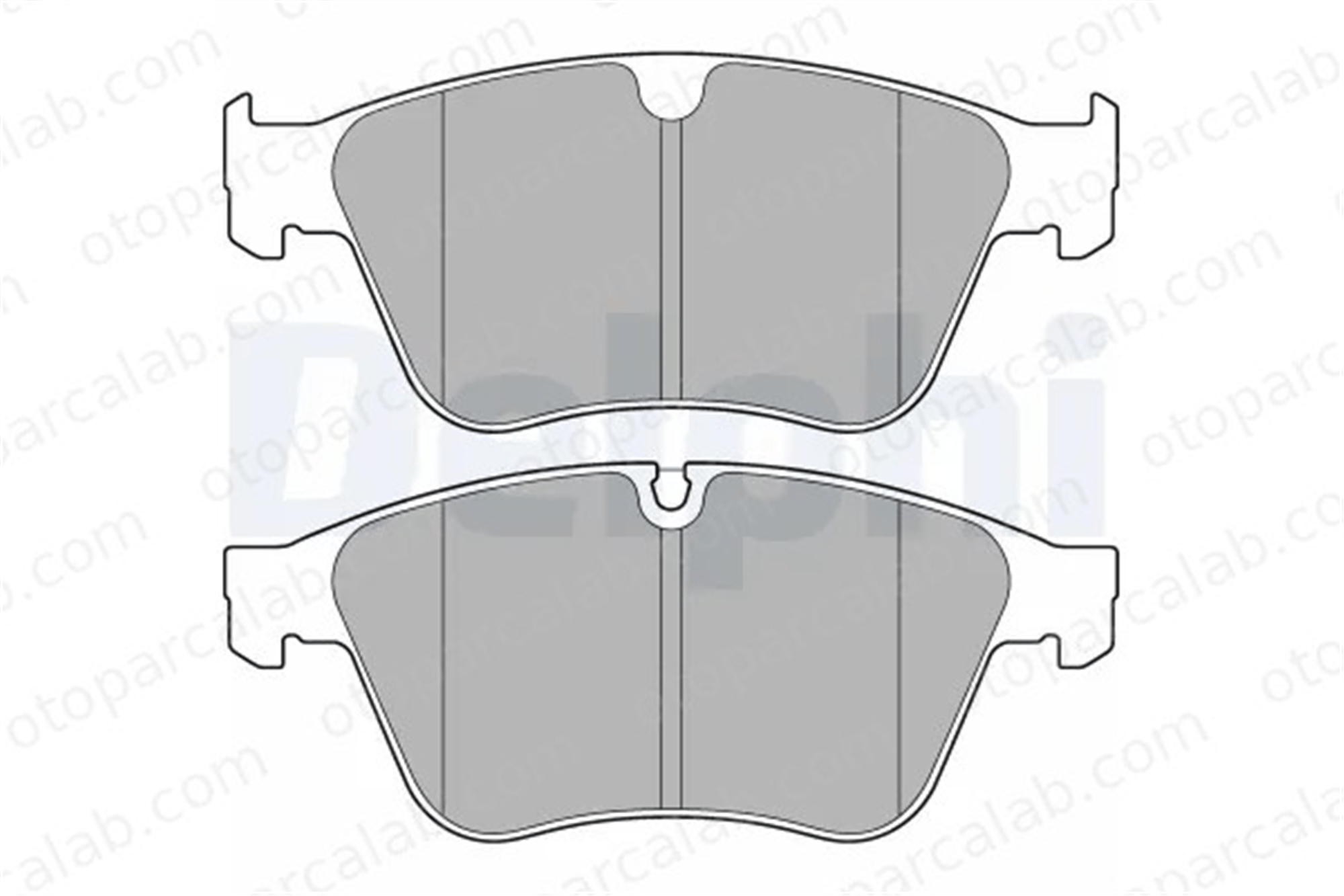 DELPHI LP3176 Fren Disk Balata Ön MERCEDES-BENZ M-SERISI R-SERISI 1644200920 1644202320