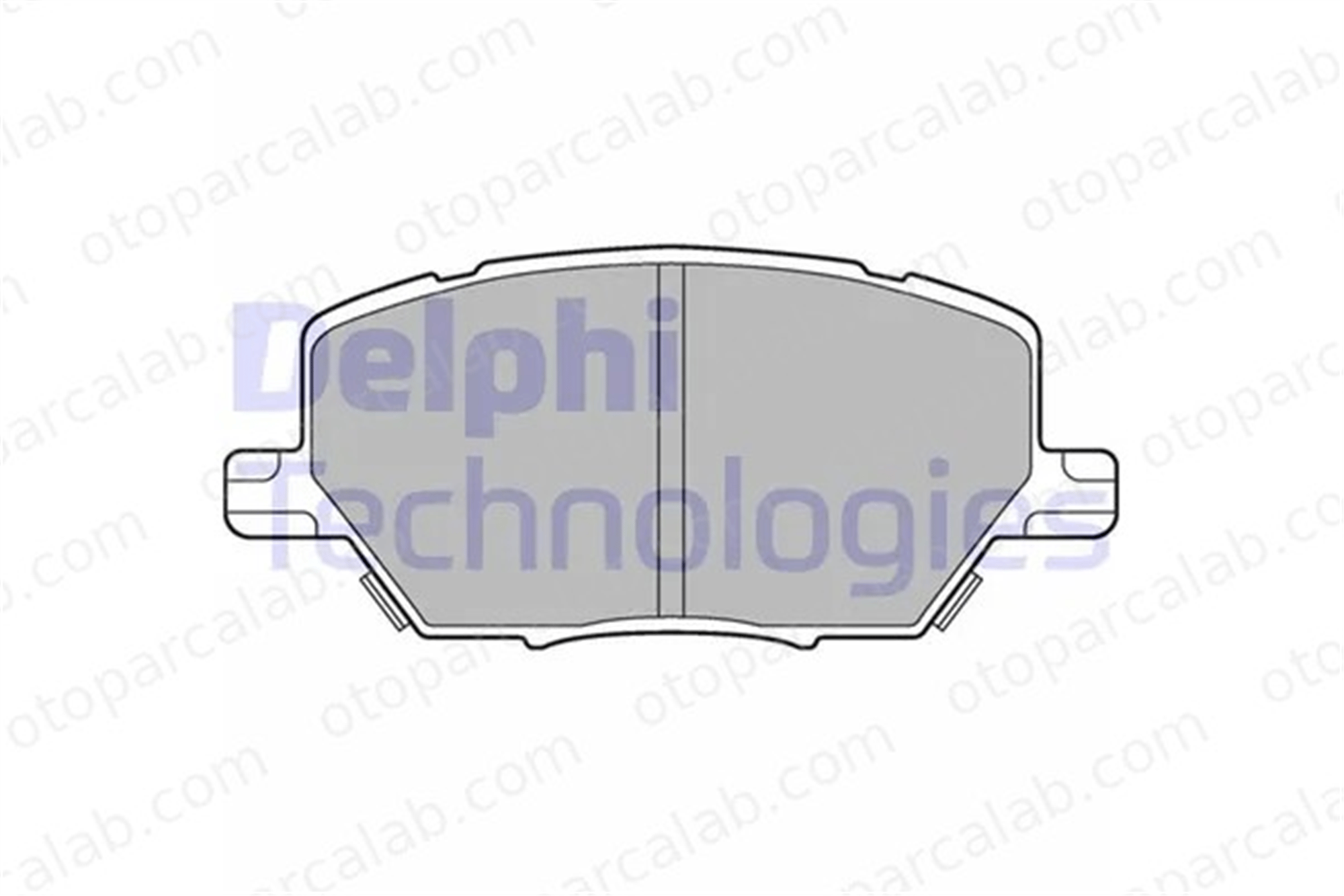 DELPHI LP3184 Fren Disk Balata Ön FIAT 500X JEEP COMPASS 77368577 52094174