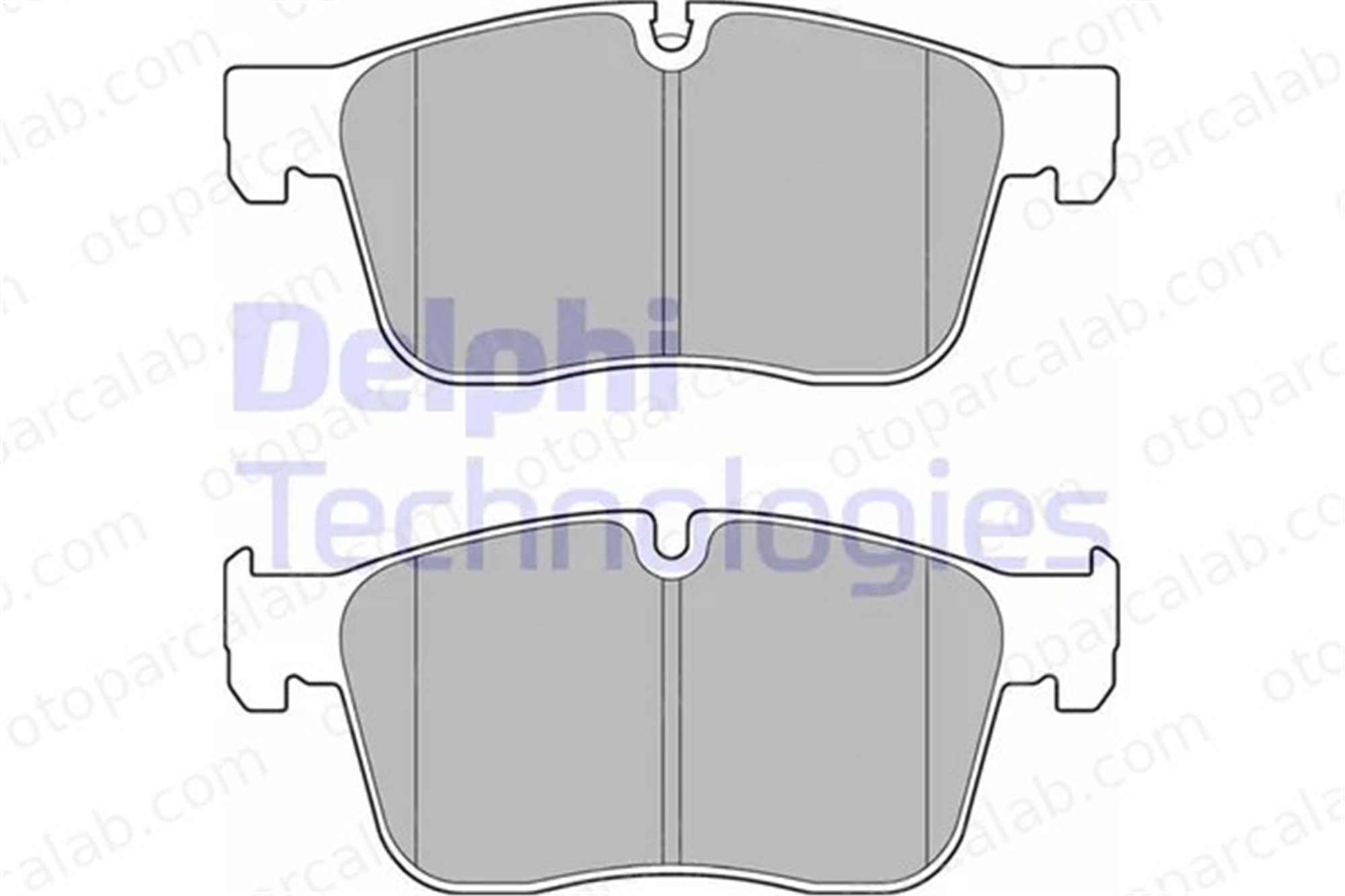 DELPHI LP3187 Fren Disk Balata Ön JAGUAR XF SPORTBRAKE LAND ROVER RANGE ROVER VELAR LR150620 LR160444