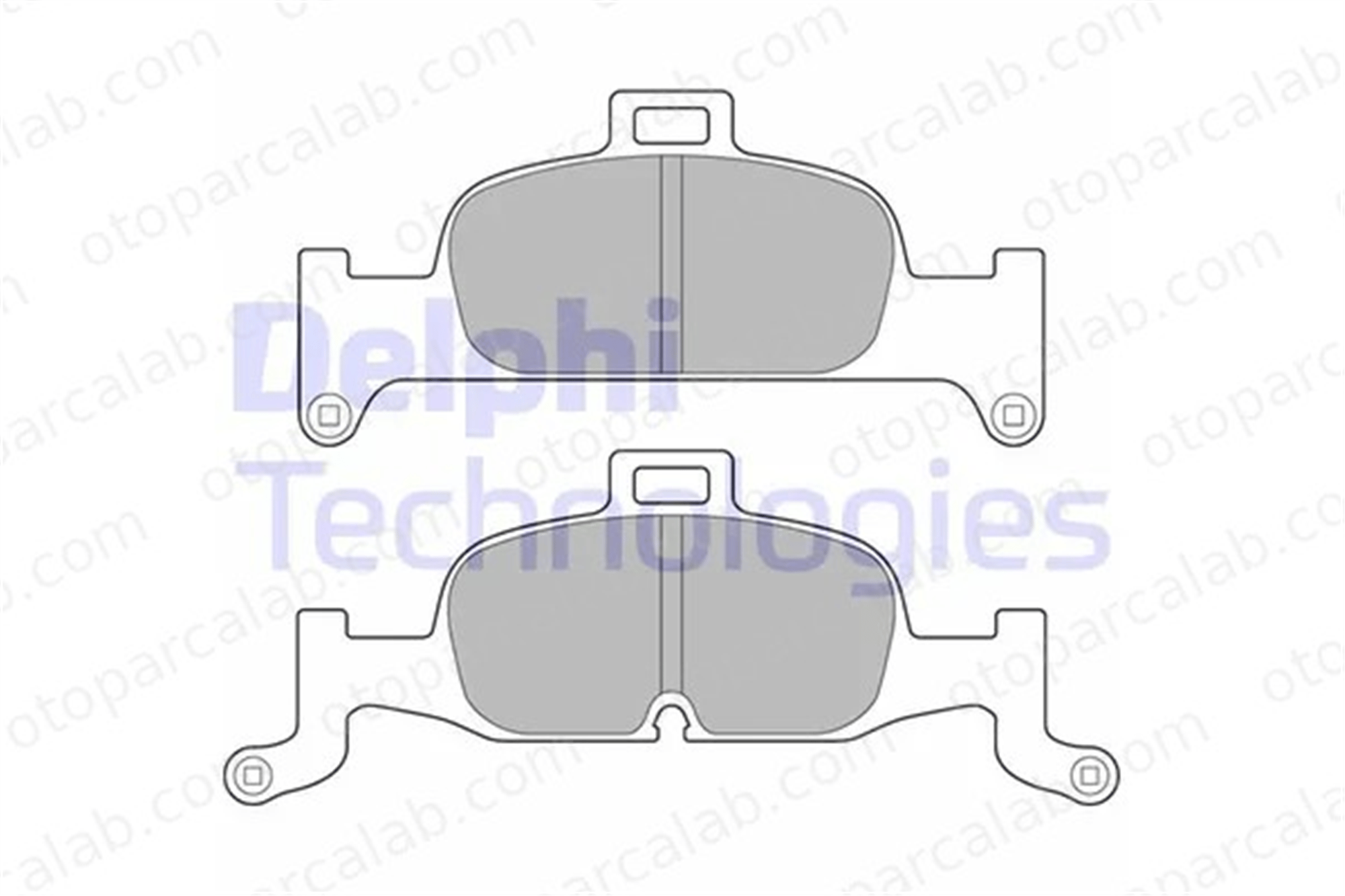 DELPHI LP3239 Fren Disk Balata Ön AUDI A4 B9 Avant A4 B9 8W0698151AQ 8W0698151AC