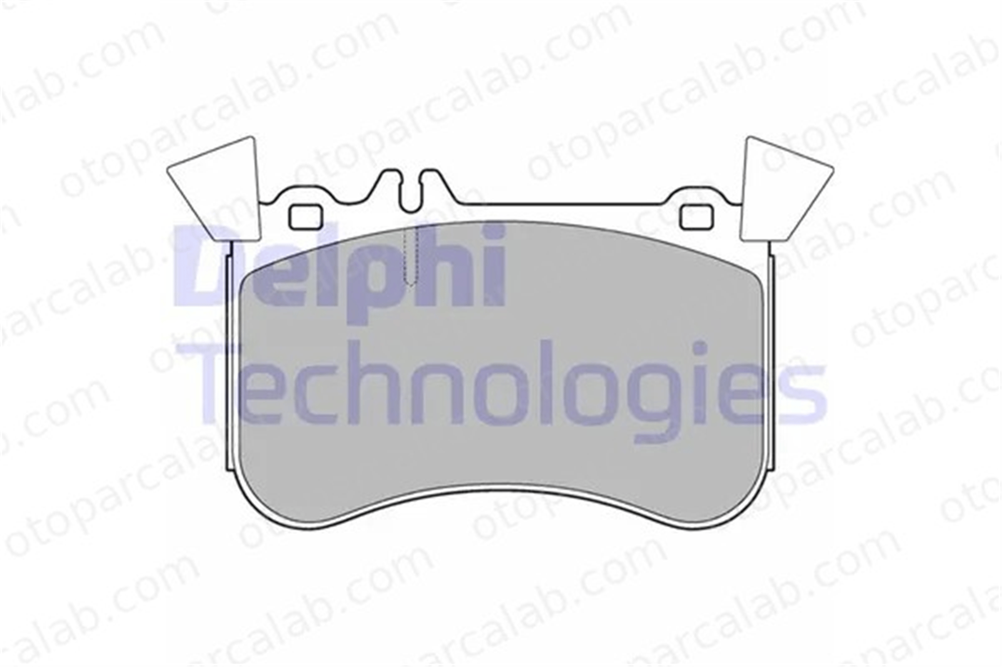 DELPHI LP3242 Fren Disk Balata Ön MERCEDES-BENZ A-SERISI CLA Coupe A0084203220 4204100