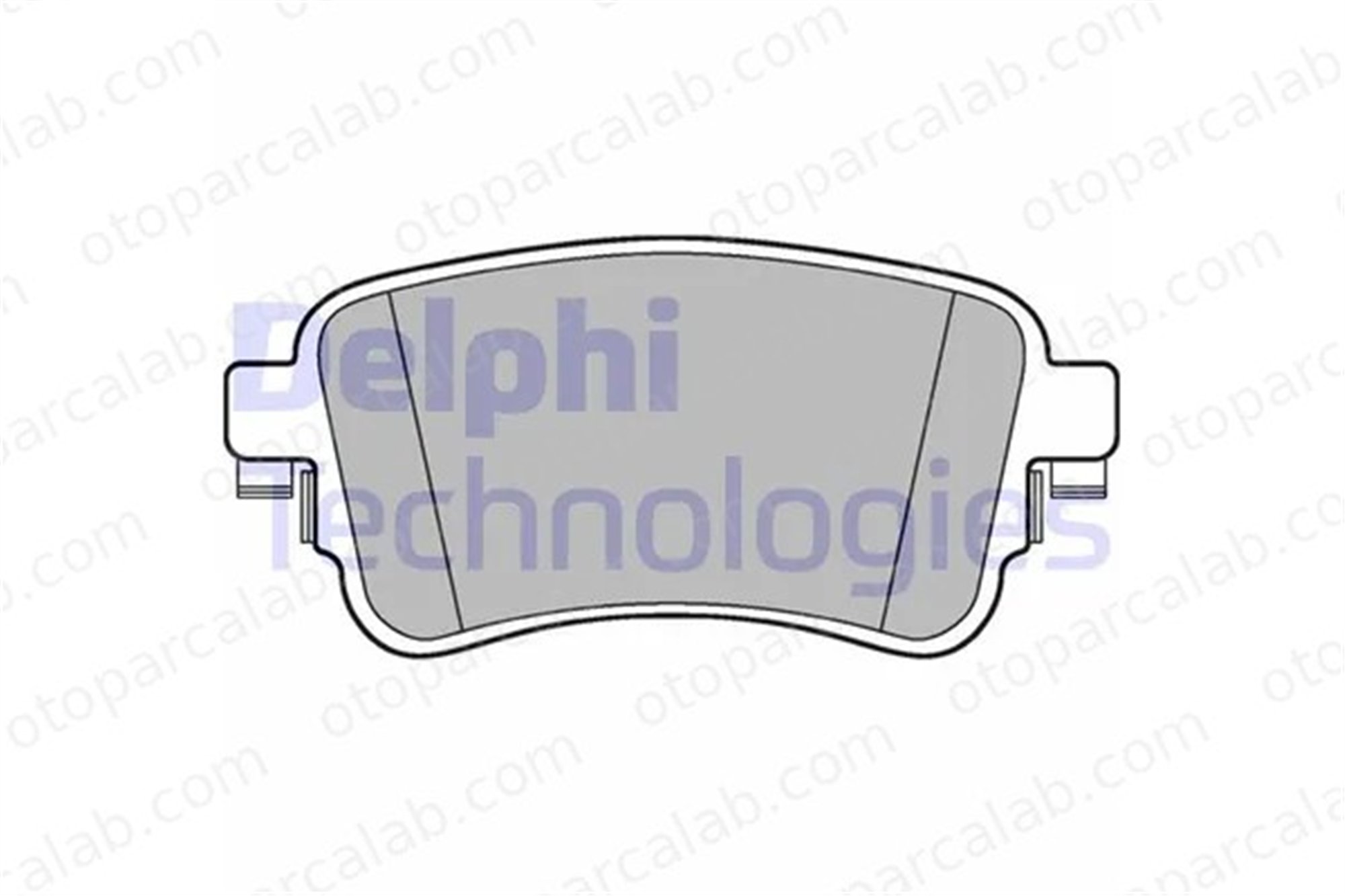 DELPHI LP3261 Fren Disk Balata Arka CITROËN SPACETOURER Minibüs/Otobüs JUMPY Panelvan/Van 1617936880 1675991880