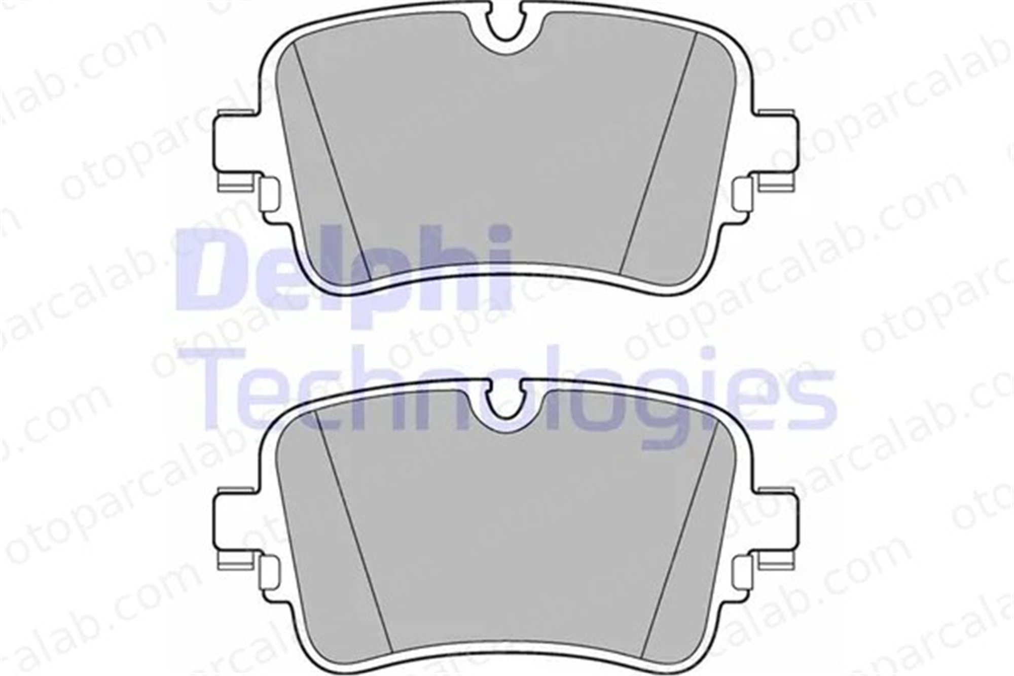 DELPHI LP3274 Fren Disk Balata Arka AUDI Q7 A6 C8 Avant 4M0698451P 4M0698451M