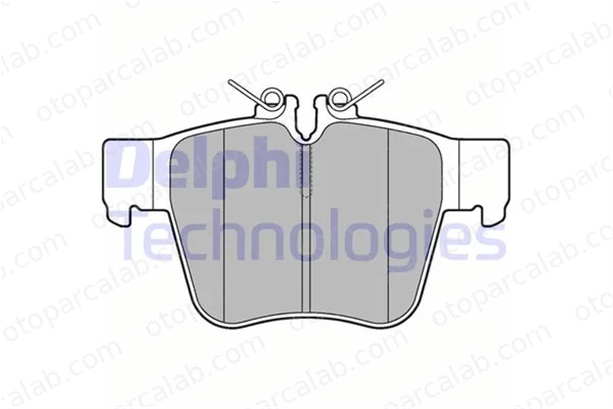 DELPHI LP3277 Fren Disk Balata Arka MERCEDES-BENZ GLC Coupe GLC A0004205900 4205900