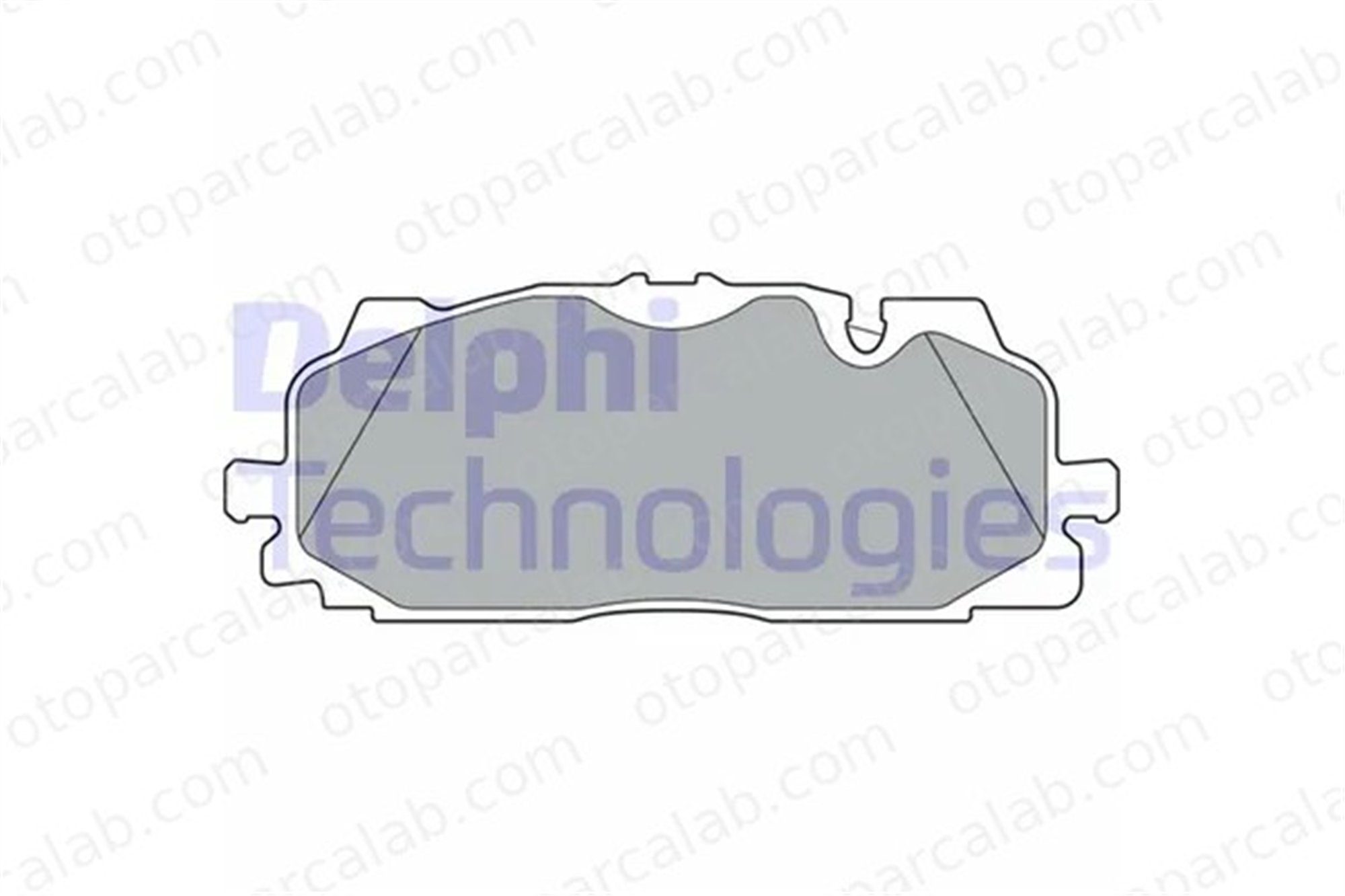 DELPHI LP3302 Fren Disk Balata Ön AUDI A6 C8 A6 C8 Avant 4M0698151AP 8W0698151N