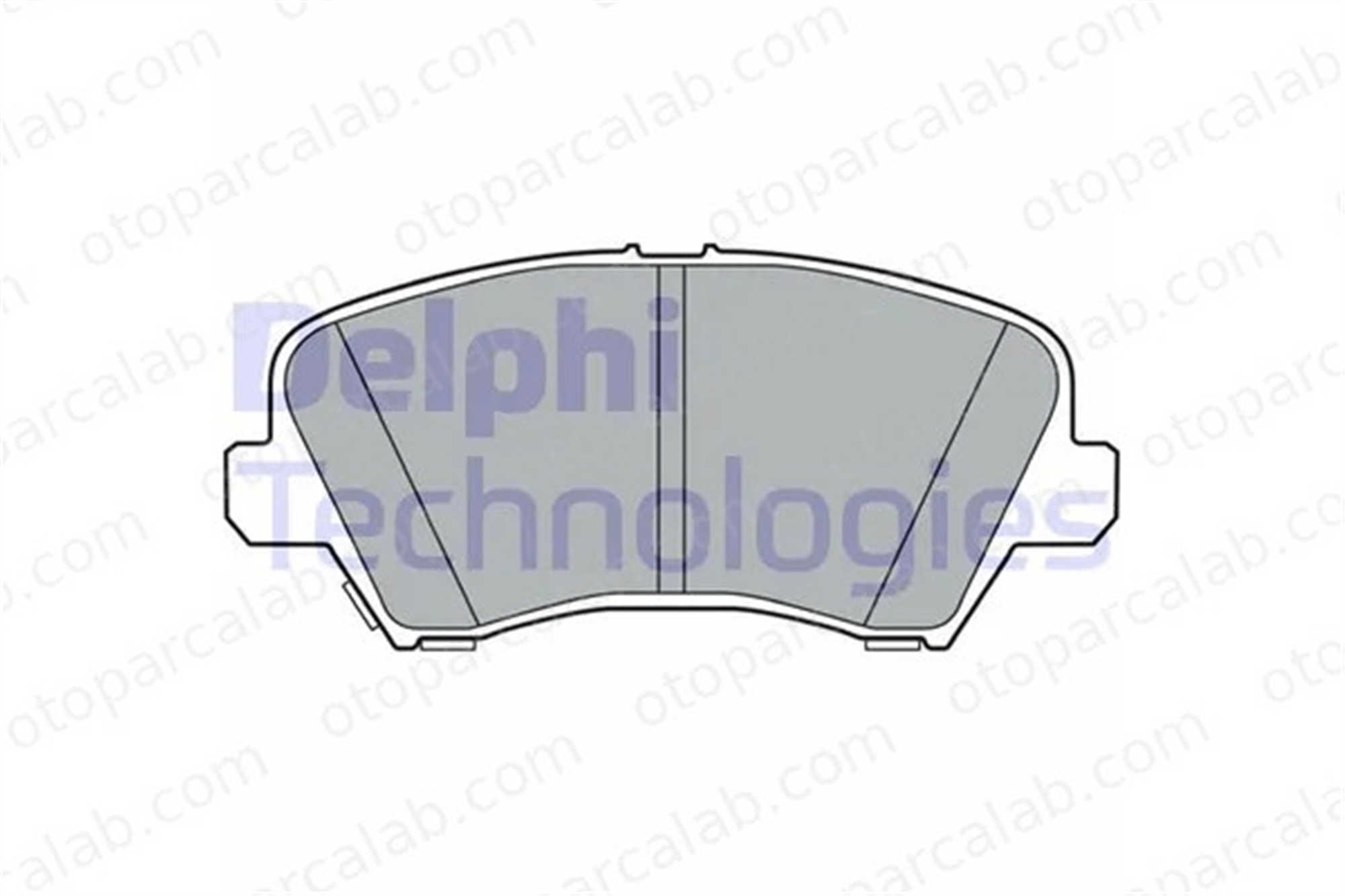 DELPHI LP3361 Fren Disk Balata Ön HYUNDAI i30 i30 Station wagon 58101G4A05