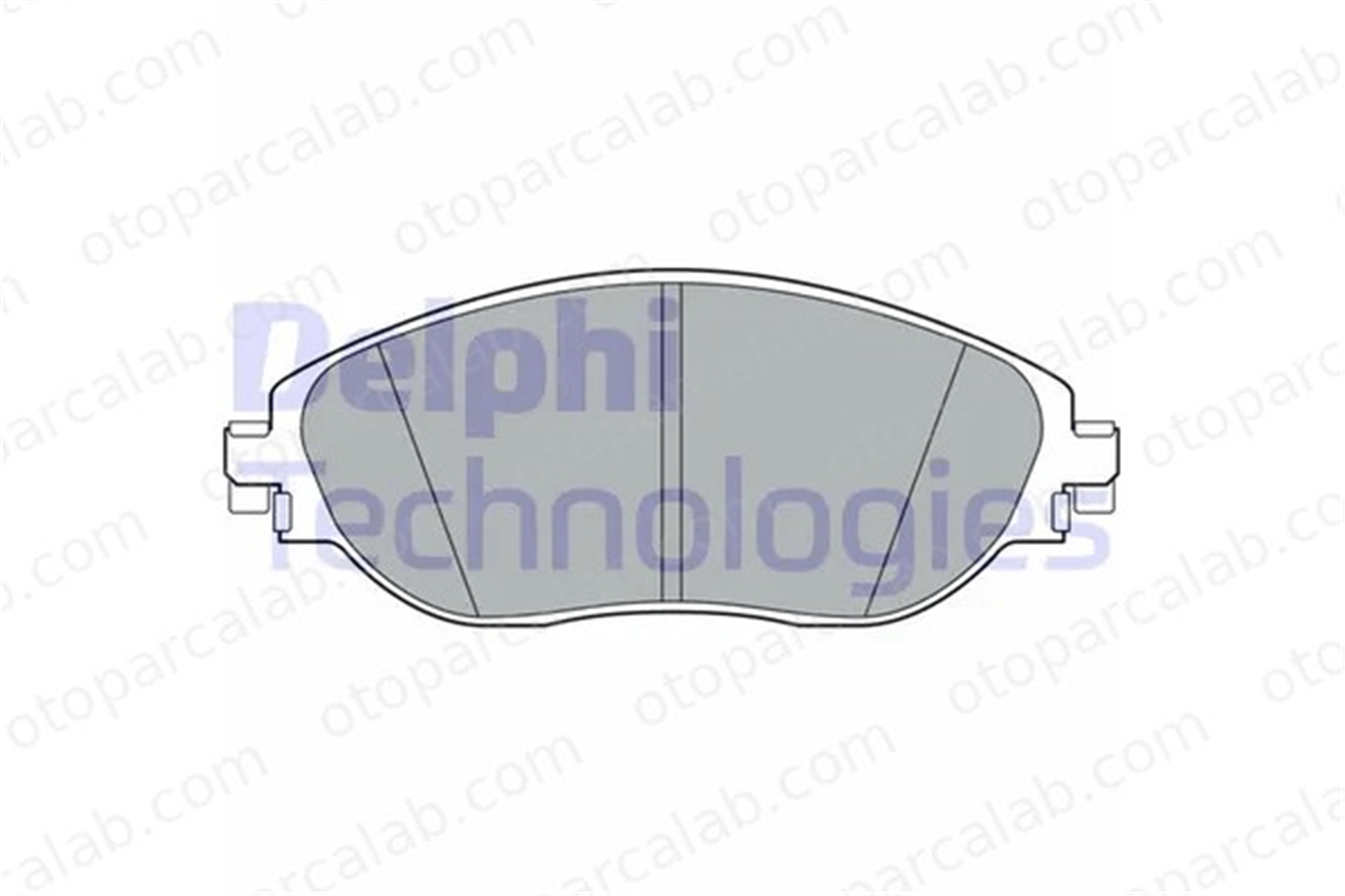 DELPHI LP3368 Fren Disk Balata Ön VW TIGUAN ALLSPACE AUDI Q3 3Q0698151 3Q0698151C
