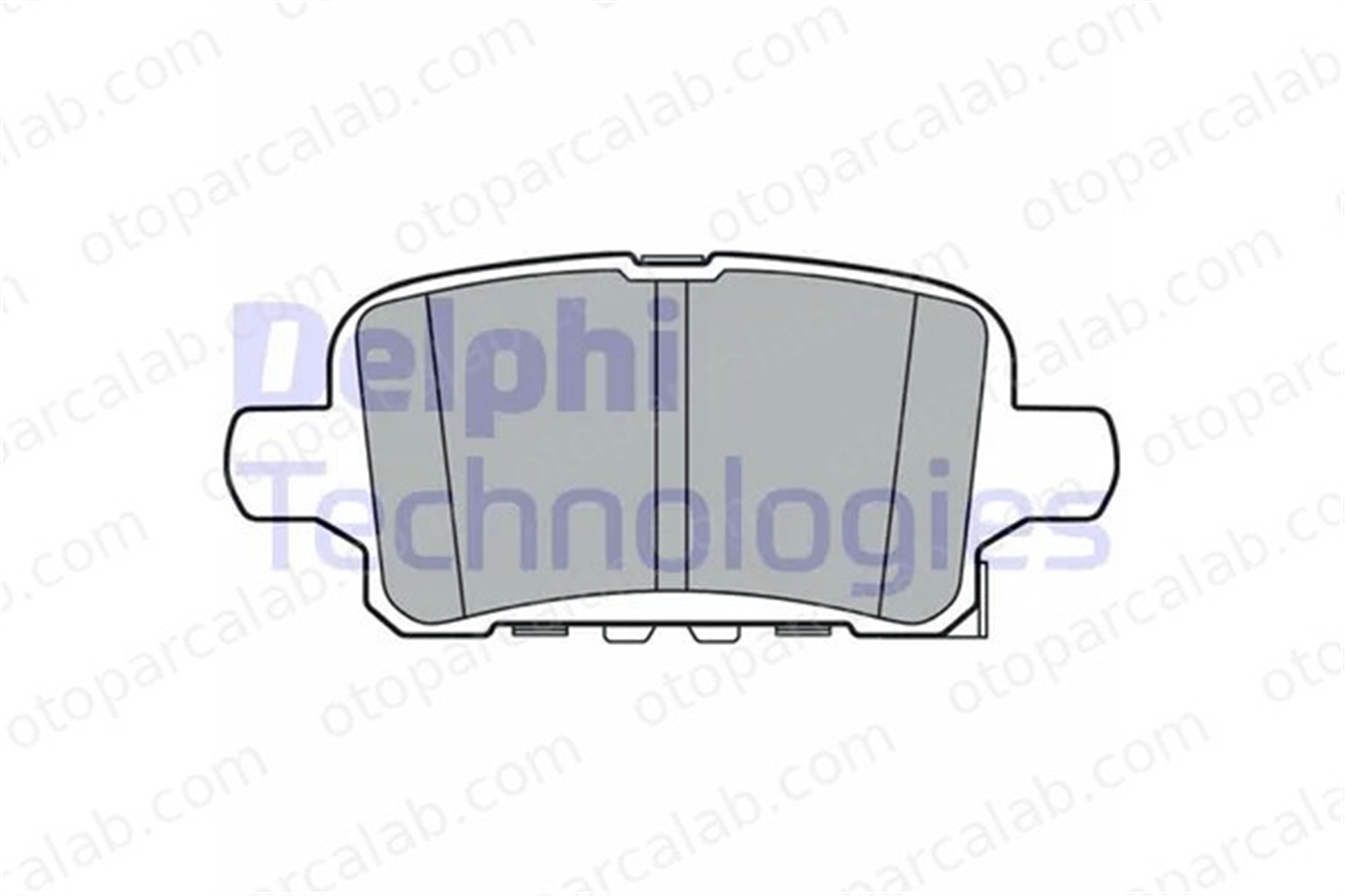 DELPHI LP3372 Fren Disk Balata Arka OPEL INSIGNIA B Grand Sport INSIGNIA B Sports Tourer 13517515 1684934080