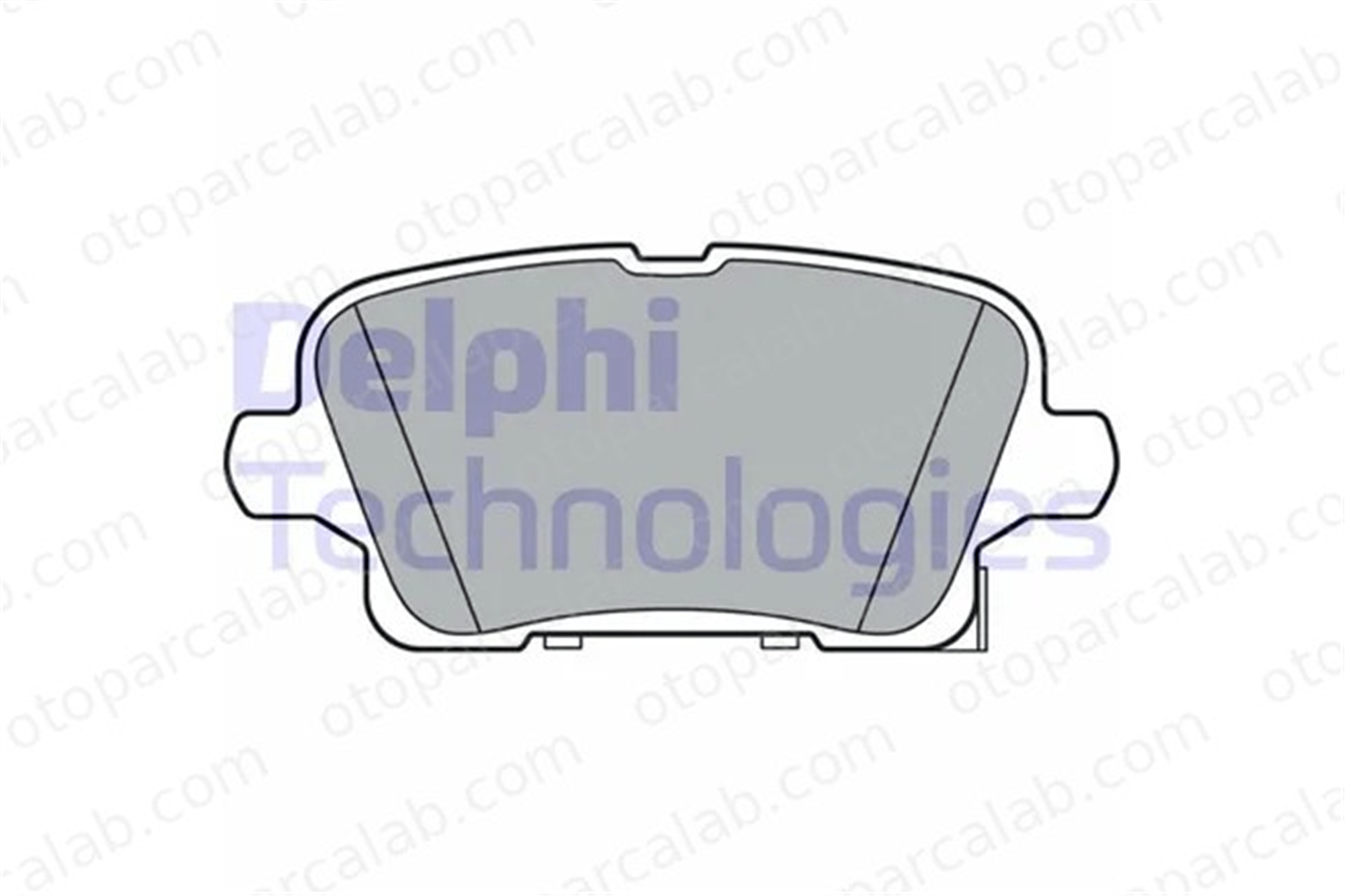 DELPHI LP3373 Fren Disk Balata Arka OPEL INSIGNIA B Grand Sport INSIGNIA B Sports Tourer 13517694 84637108