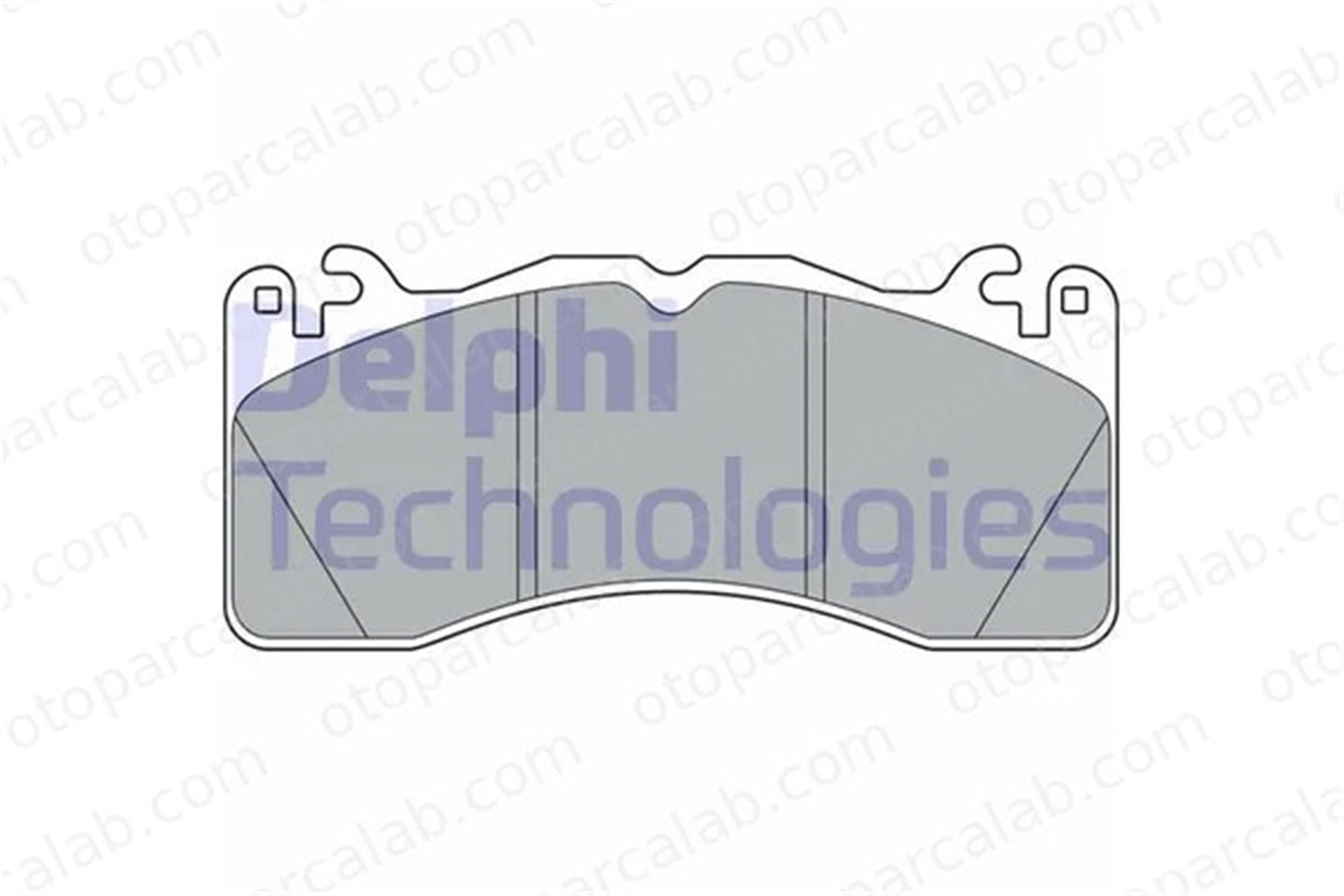 DELPHI LP3377 Fren Disk Balata Ön FORD USA MUSTANG Coupe MUSTANG Convertible 2044148 2033985
