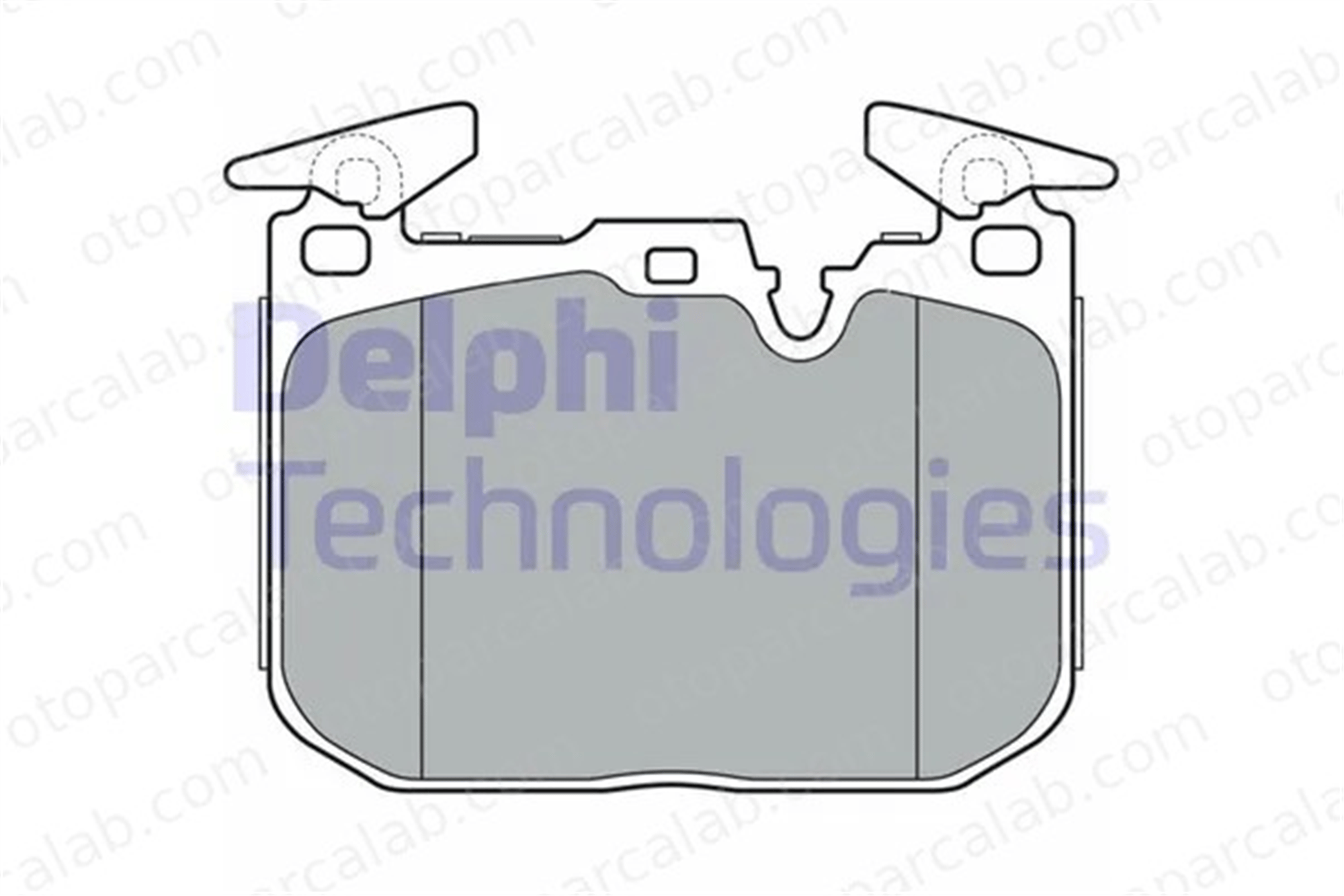DELPHI LP3383 Fren Disk Balata Ön BMW 1 3 34116857968 34116878882
