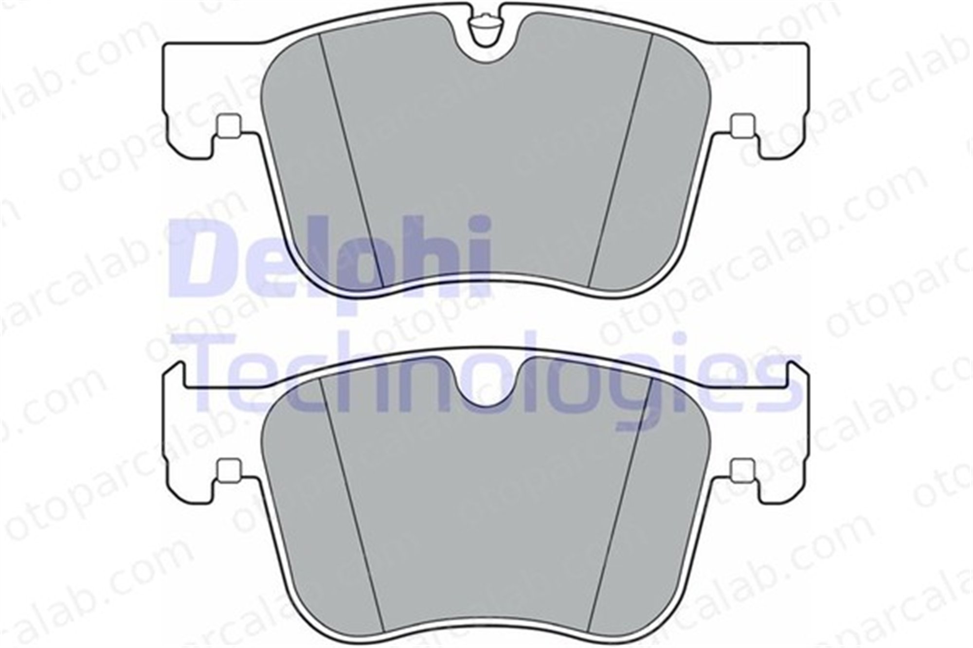 DELPHI LP3384 Fren Disk Balata Ön CITROËN GRAND C4 SPACETOURER BERLINGO Kasa/büyük limuzin 95525370 1623162380