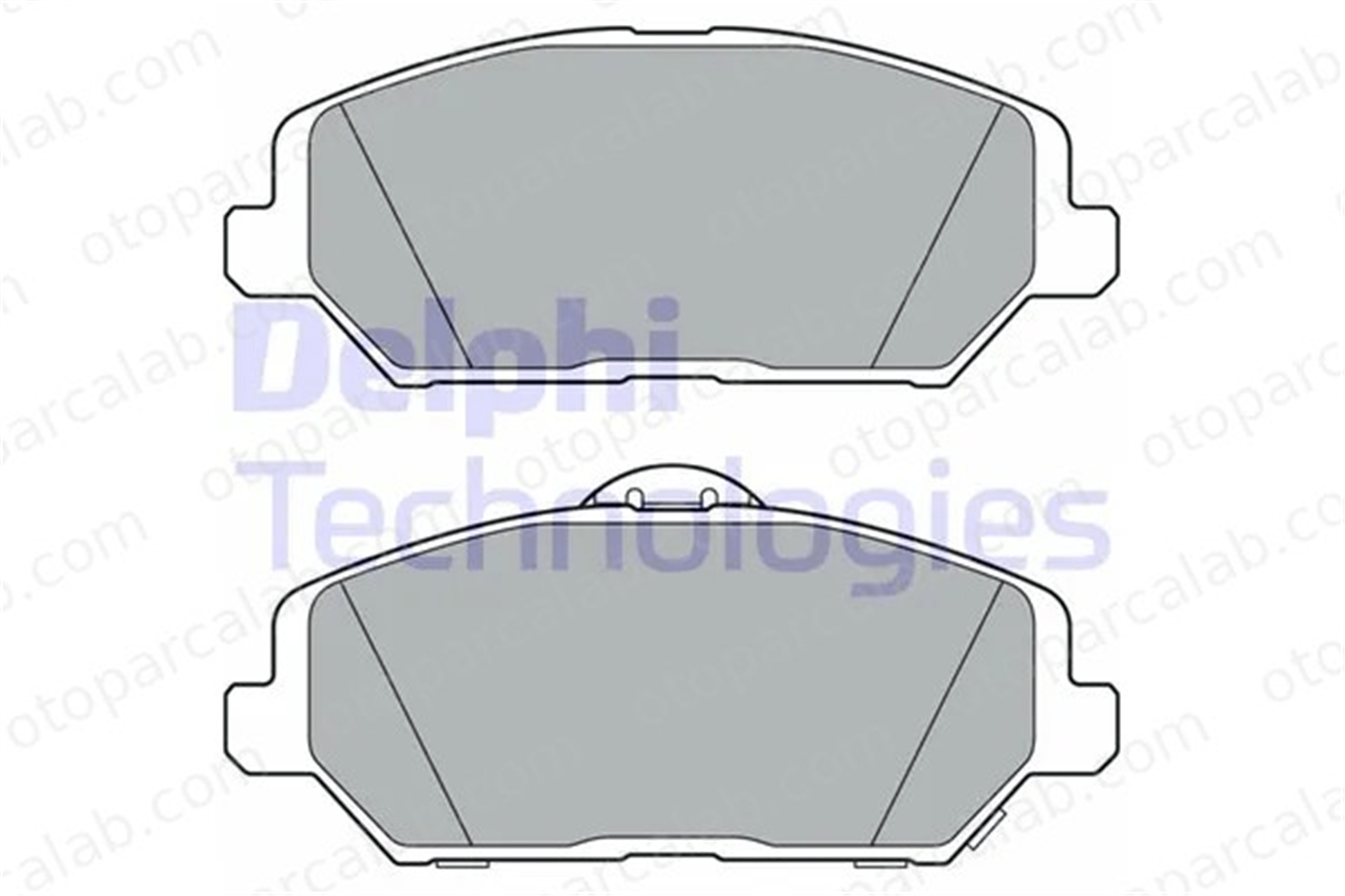 DELPHI LP3385 Fren Disk Balata Ön HYUNDAI i30 i30 Station wagon 58101G4A00 58101G4A10