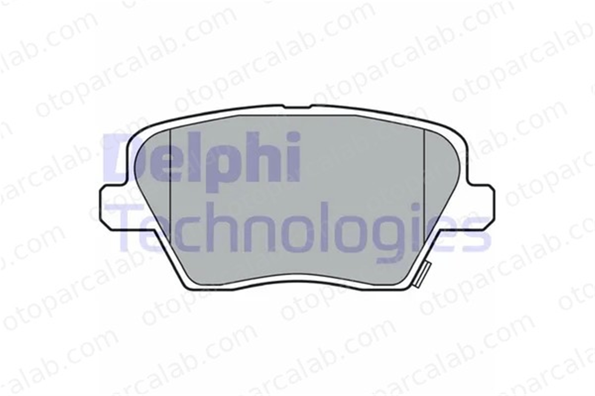 DELPHI LP3386 Fren Disk Balata Arka HYUNDAI i30 i30 Station wagon 58302G4A30