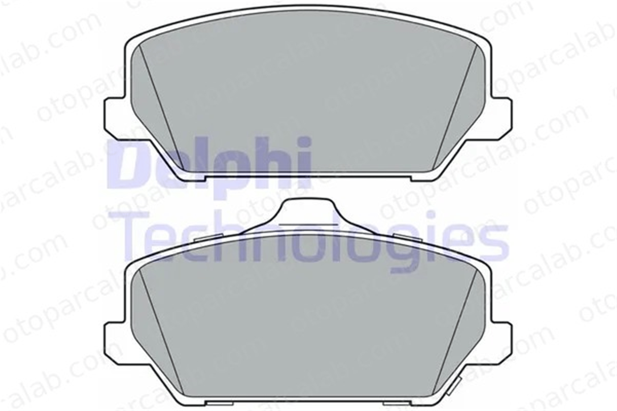 DELPHI LP3403 Fren Disk Balata Ön HYUNDAI i30 i30 Station wagon 58101S0A00 58101S0A10