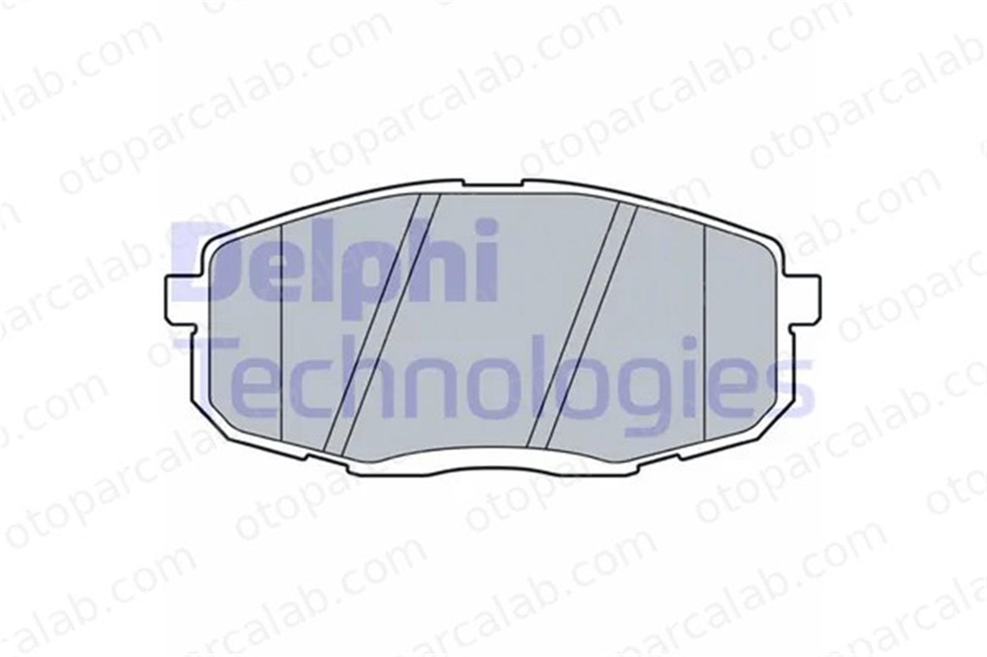 DELPHI LP3513 Fren Disk Balata Ön HYUNDAI KONA KIA CERATO IV Sedan 58101J9A50 58101M0A10