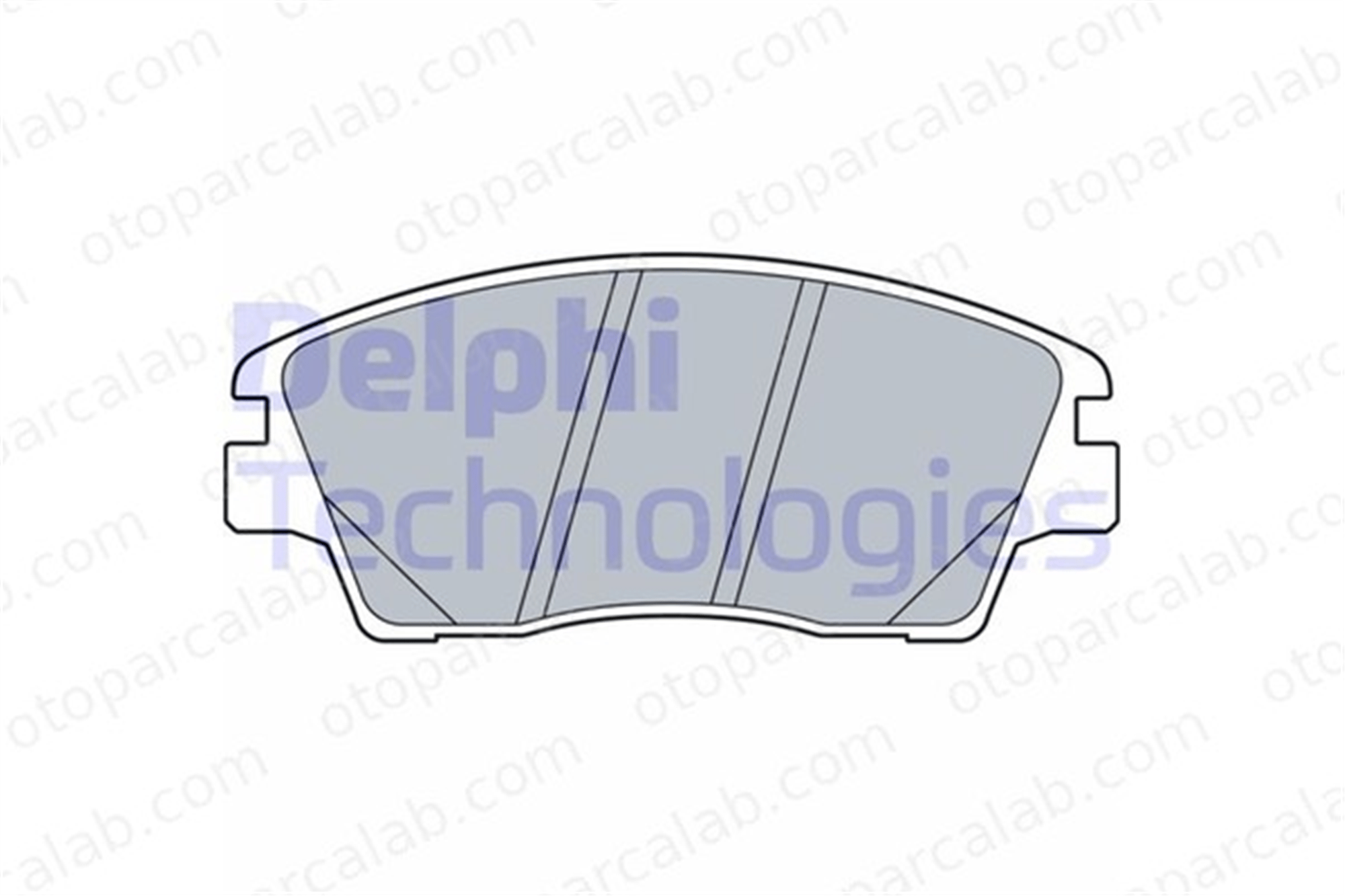 DELPHI LP3519 Fren Disk Balata Ön HYUNDAI TUCSON KONA 58101D3A00 58101D3A10