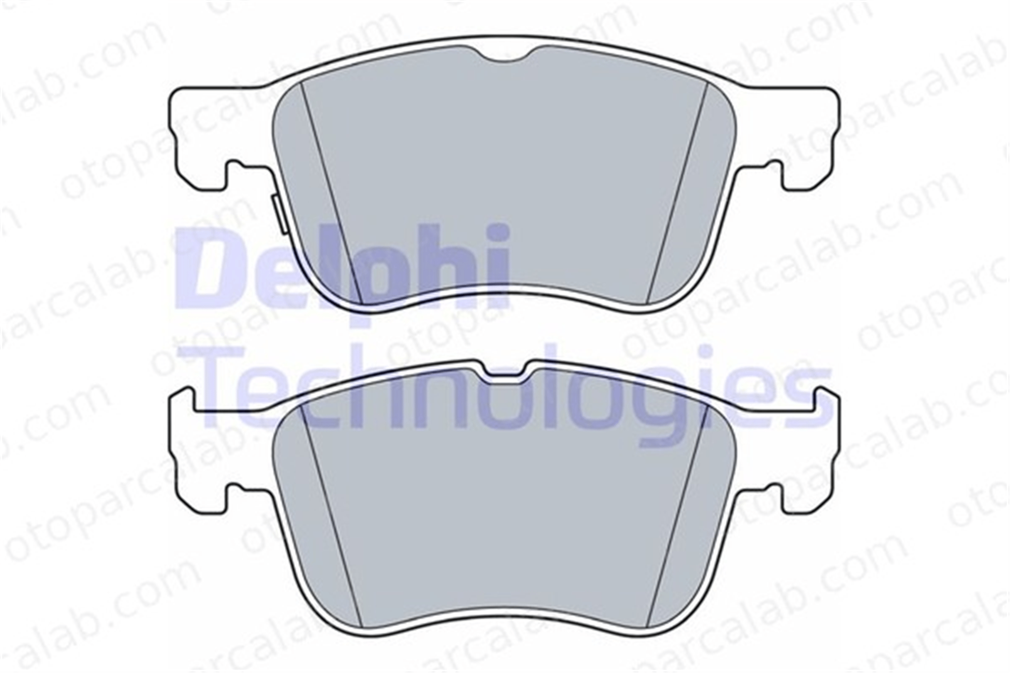 DELPHI LP3520 Fren Disk Balata Ön FORD FOCUS IV FOCUS IV Turnier KTJX612K021AEB 2210416