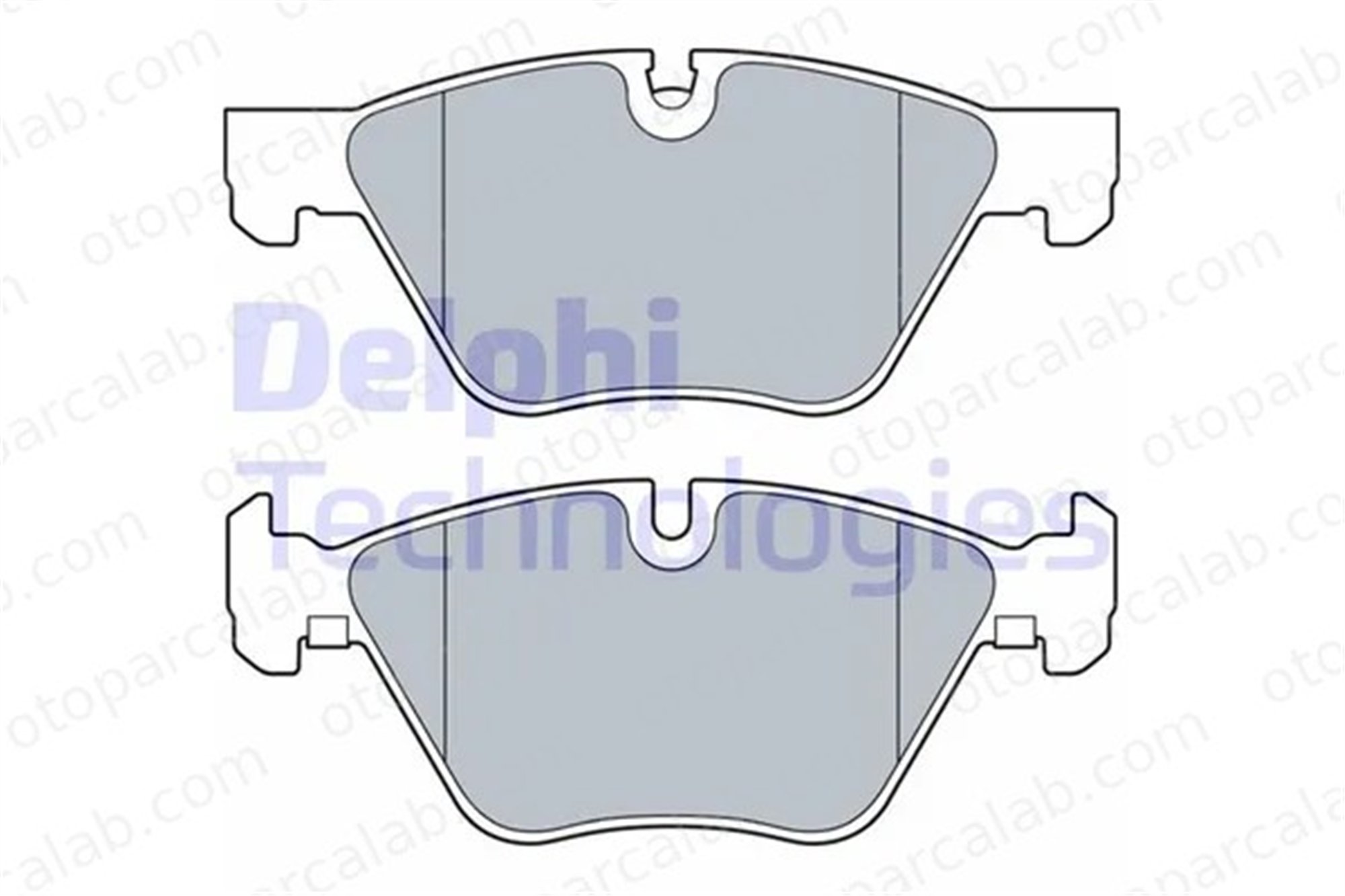 DELPHI LP3534 Fren Disk Balata Ön BMW 5 5 Touring 34112449269 34116775310