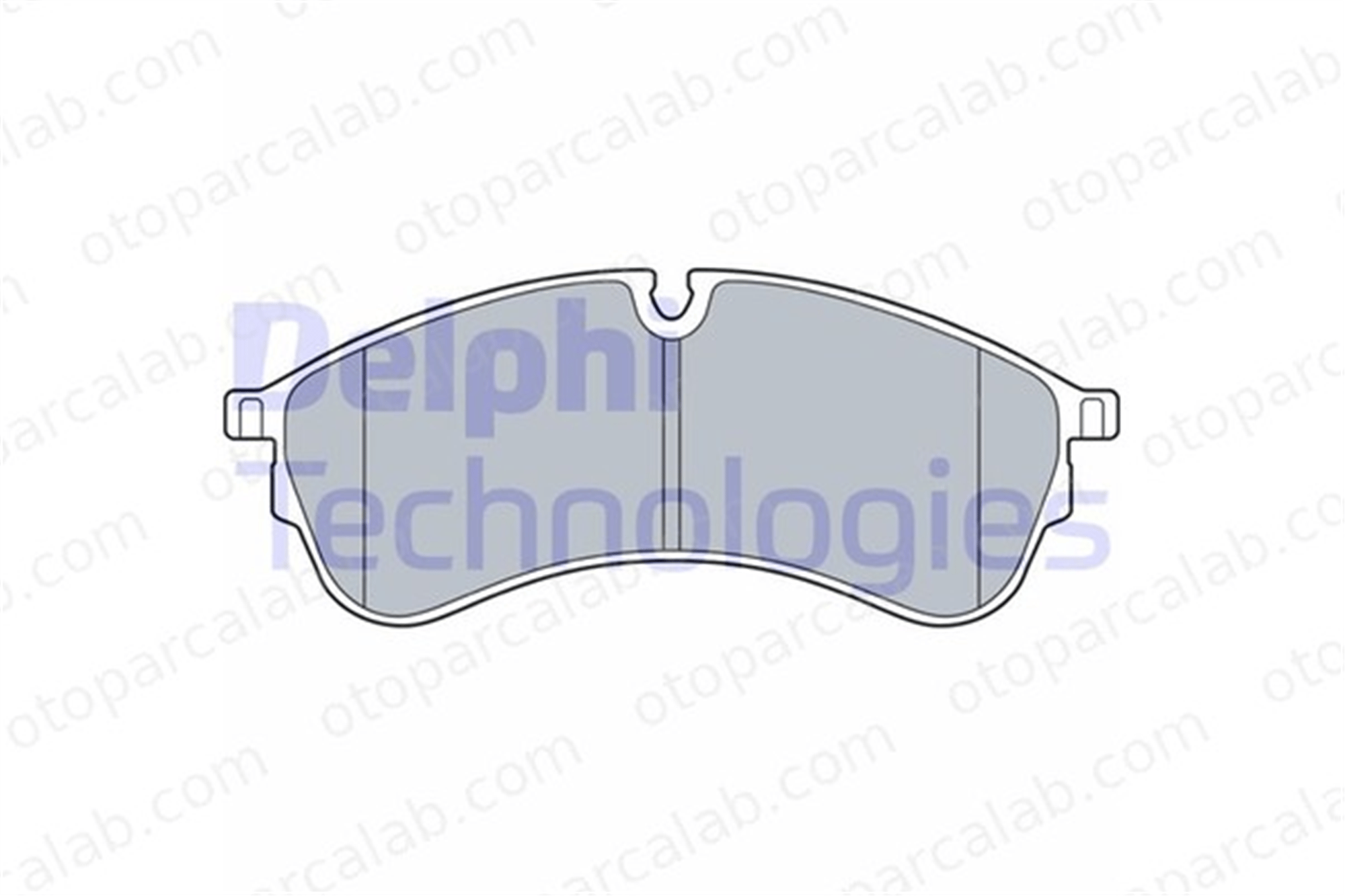 DELPHI LP3545 Fren Disk Balata Ön VW CRAFTER Panelvan/Van CRAFTER Platform şasi 2N0698151A 65508206001